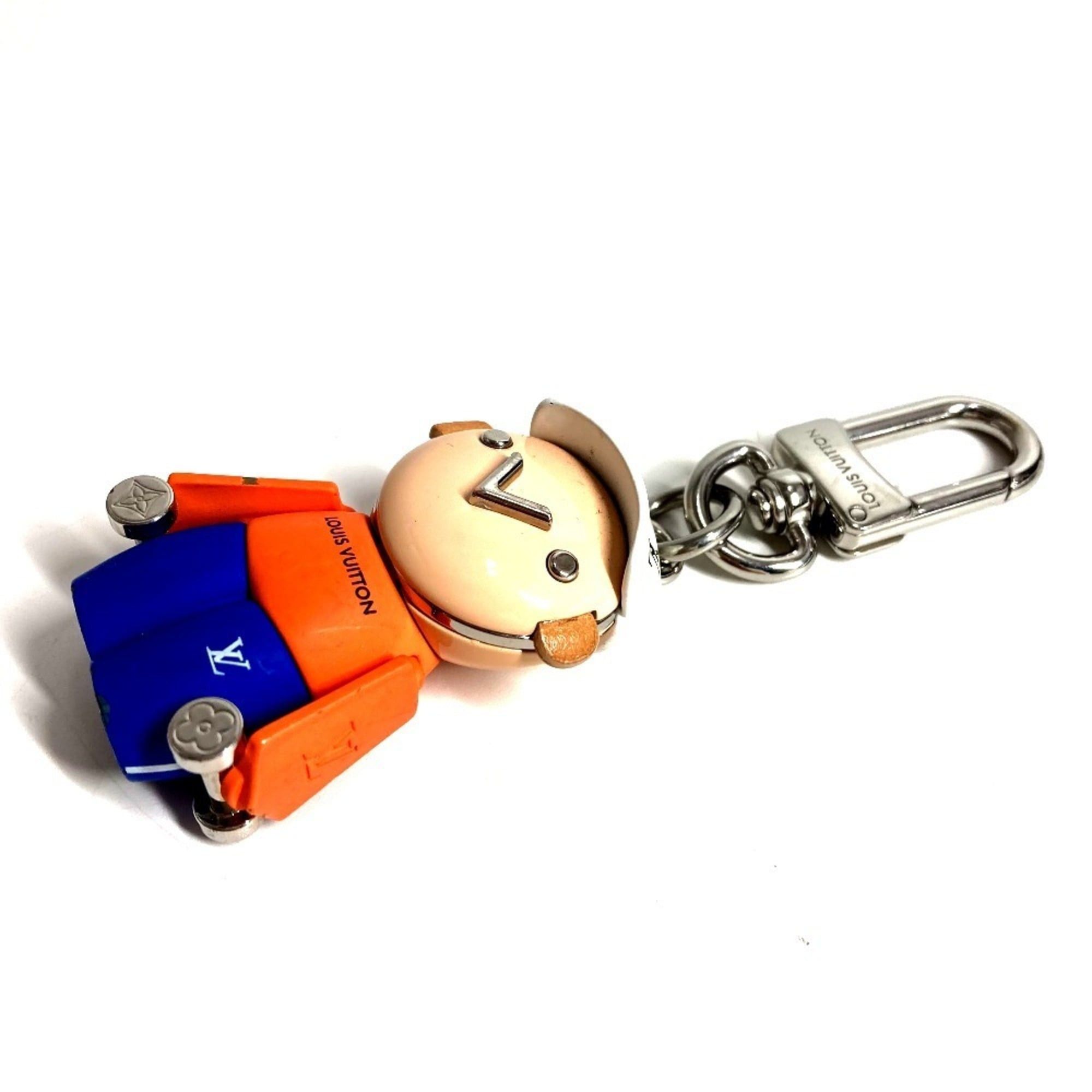 Louis Vuitton LOUIS VUITTON M01197 Gaston Gym Bag Charm, Metal Keychain, White, for Men and Women Size ONE SIZE - 4 Thumbnail
