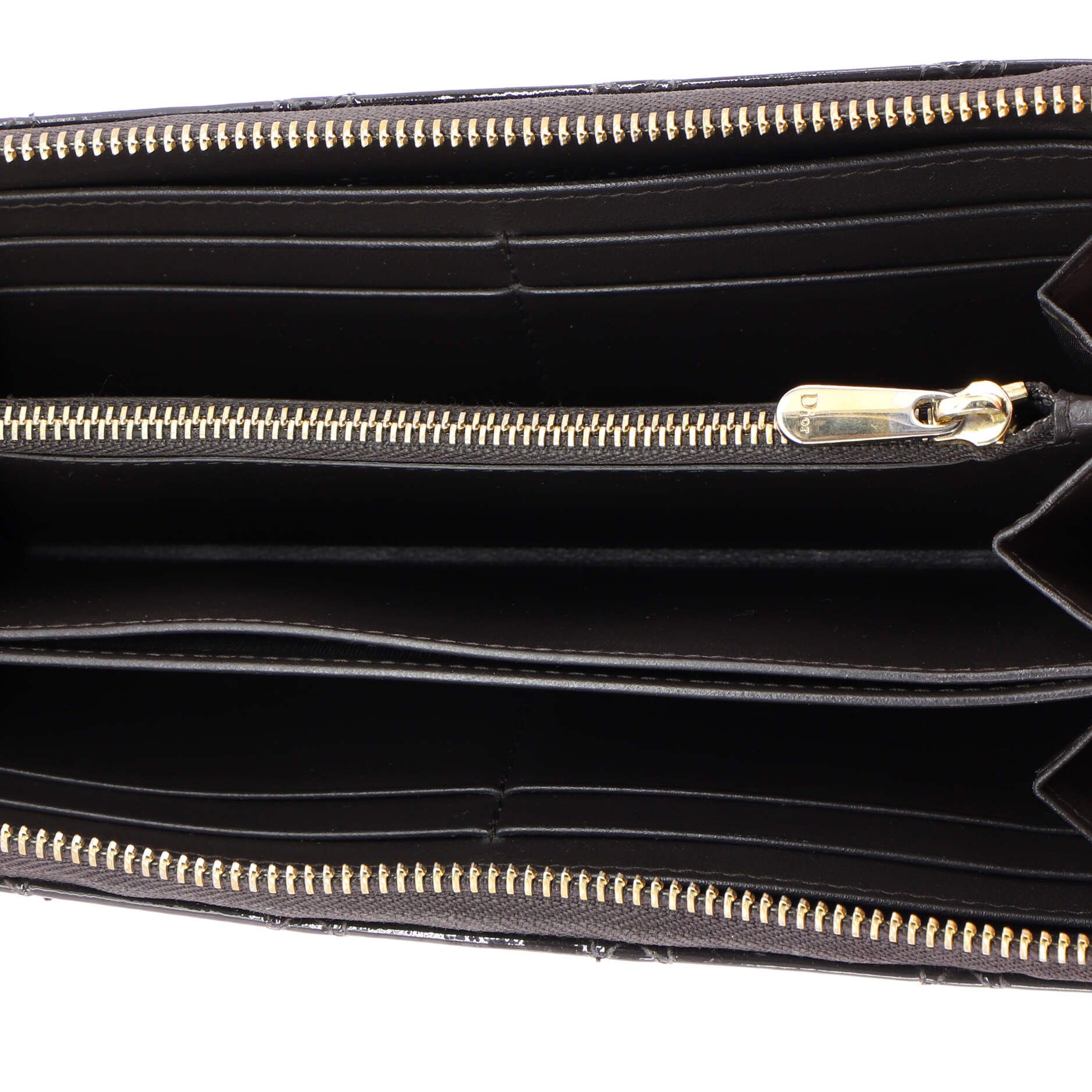 Dior Lady Dior Zip Around Wallet Size ONE SIZE - 5 Thumbnail