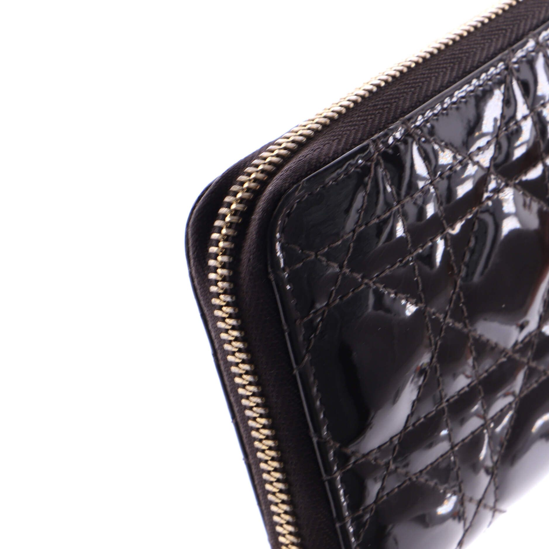 Dior Lady Dior Zip Around Wallet Size ONE SIZE - 7 Thumbnail
