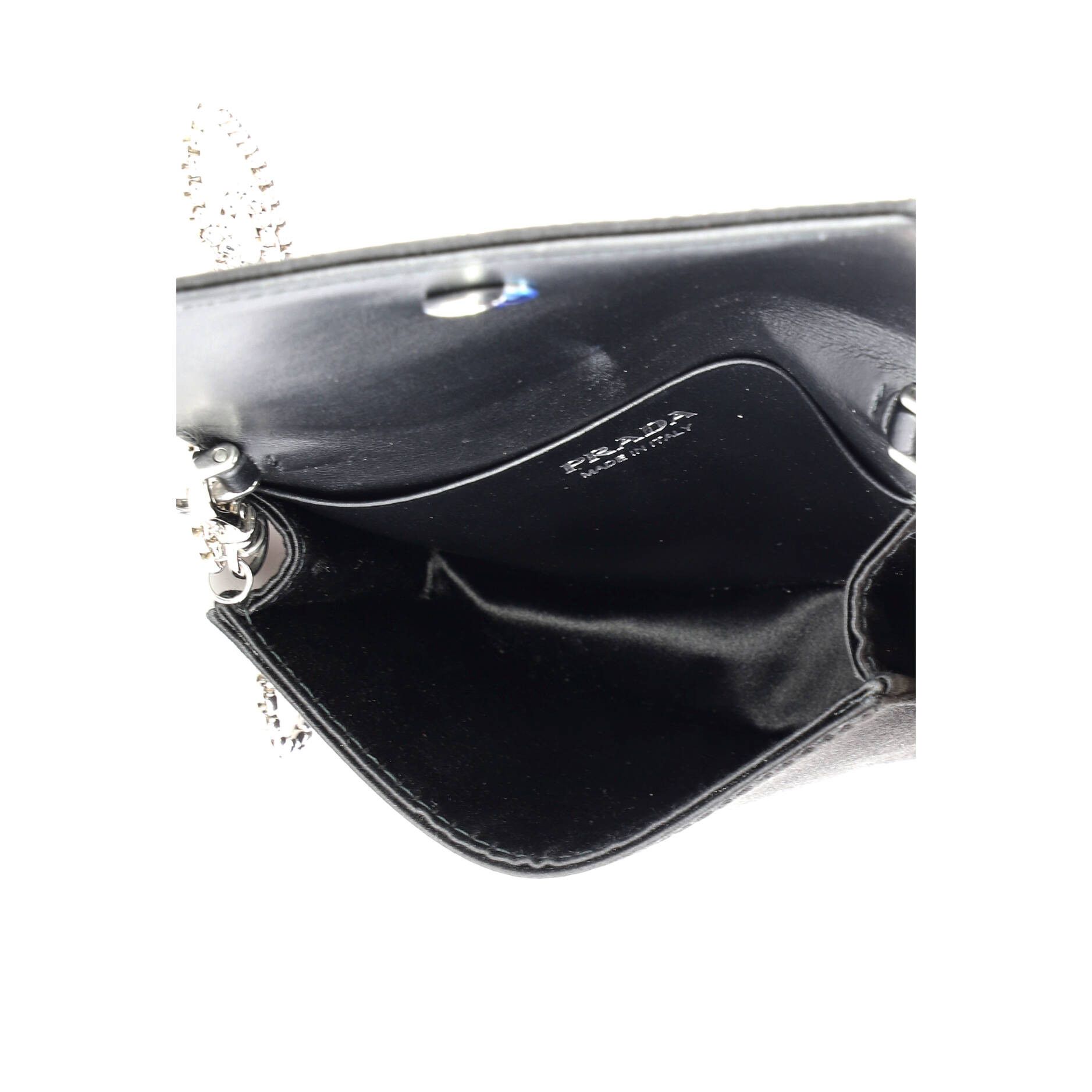 Prada Flap Card Holder with Chain Size ONE SIZE - 5 Thumbnail