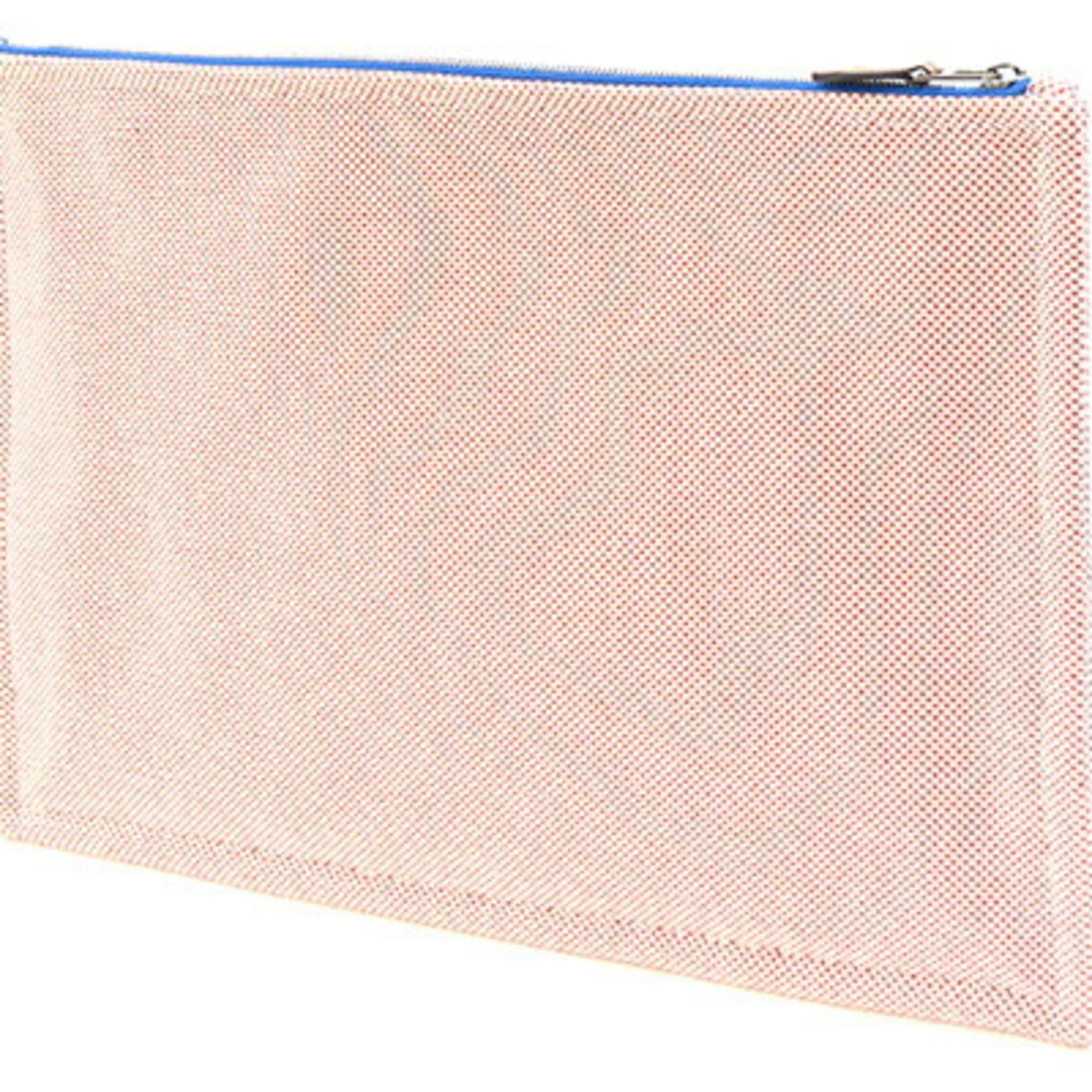 Hermes Hermès Yachting GM Pouch, Orange and Multicolor, 100% Cotton, Flat Clutch Bag, Travel Women's, HERMES Size ONE SIZE - 2 Thumbnail