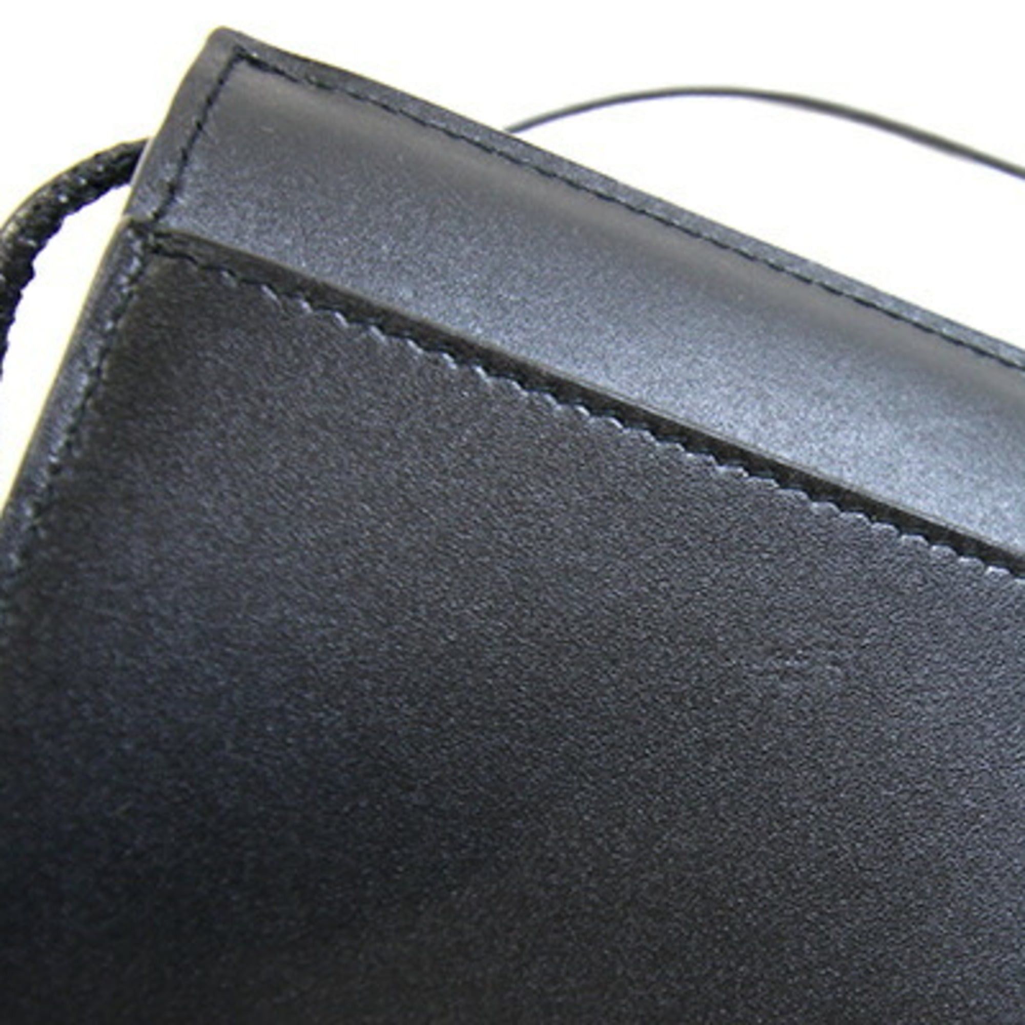 Saint Laurent Paris Saint Laurent Shoulder Bag 802728 Black Leather Pochette Mini Pouch YSL Women's SAINT LAURENT Size ONE SIZE - 5 Thumbnail
