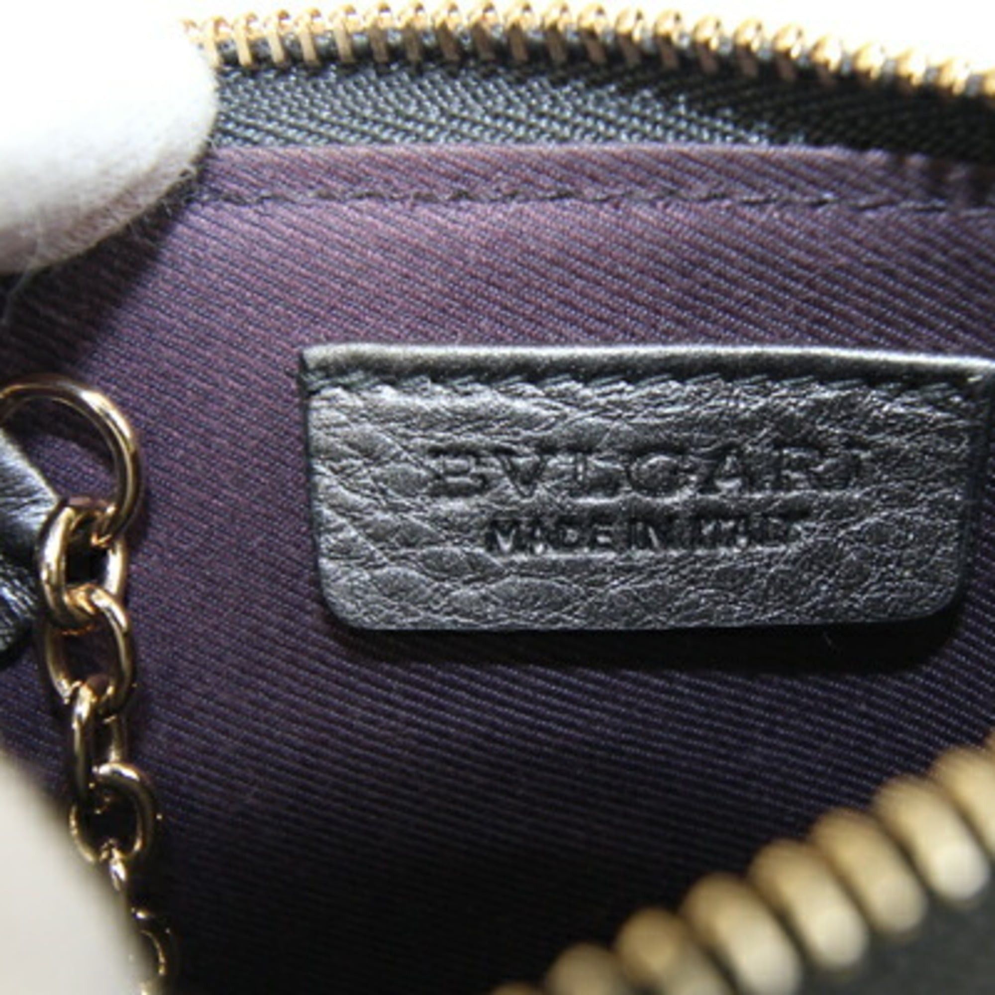 Bvlgari BVLGARI Sotirio coin case in silver-gray leather. Compact wallet with compartment for men and women. Size ONE SIZE - 4 Thumbnail