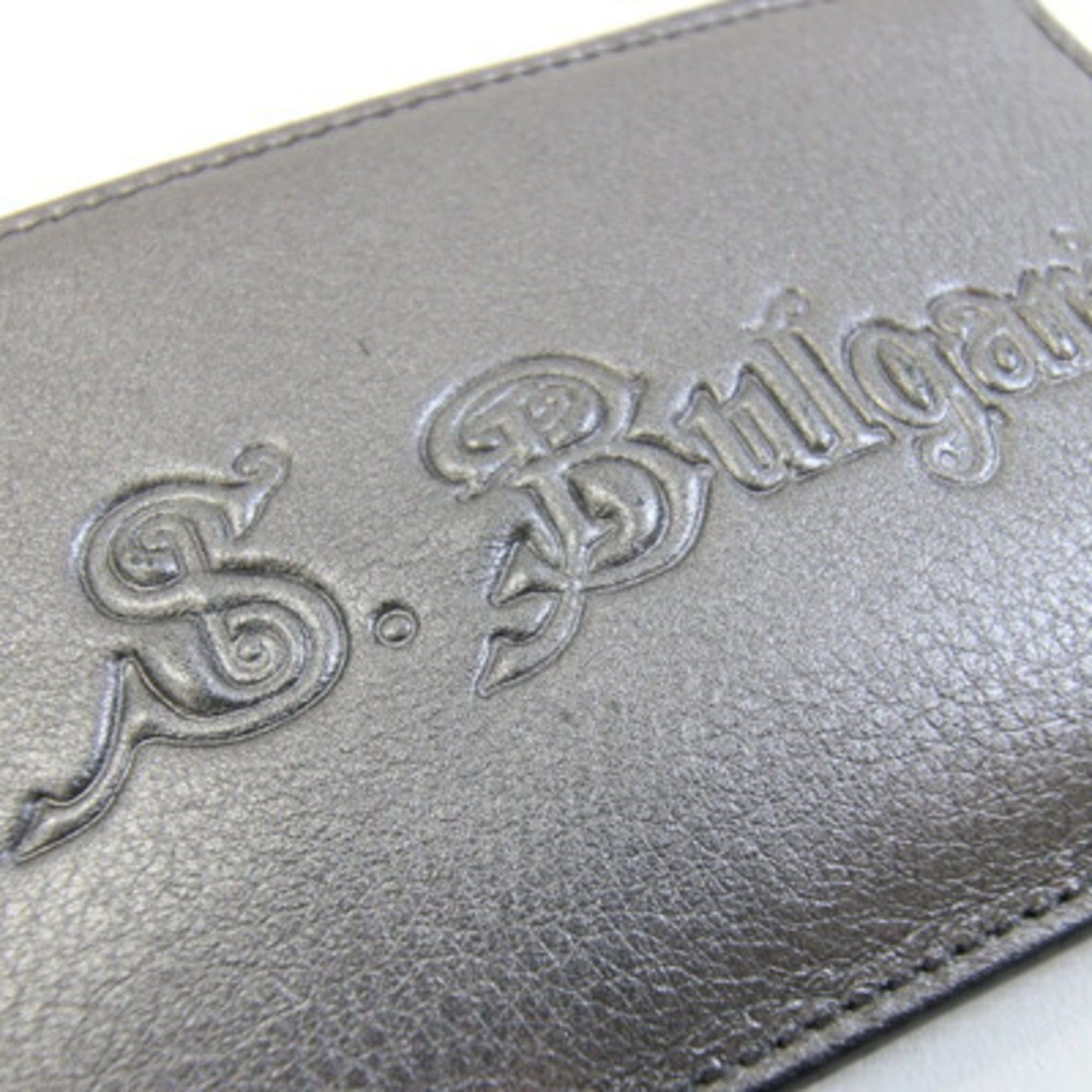 Bvlgari BVLGARI Sotirio coin case in silver-gray leather. Compact wallet with compartment for men and women. Size ONE SIZE - 5 Thumbnail