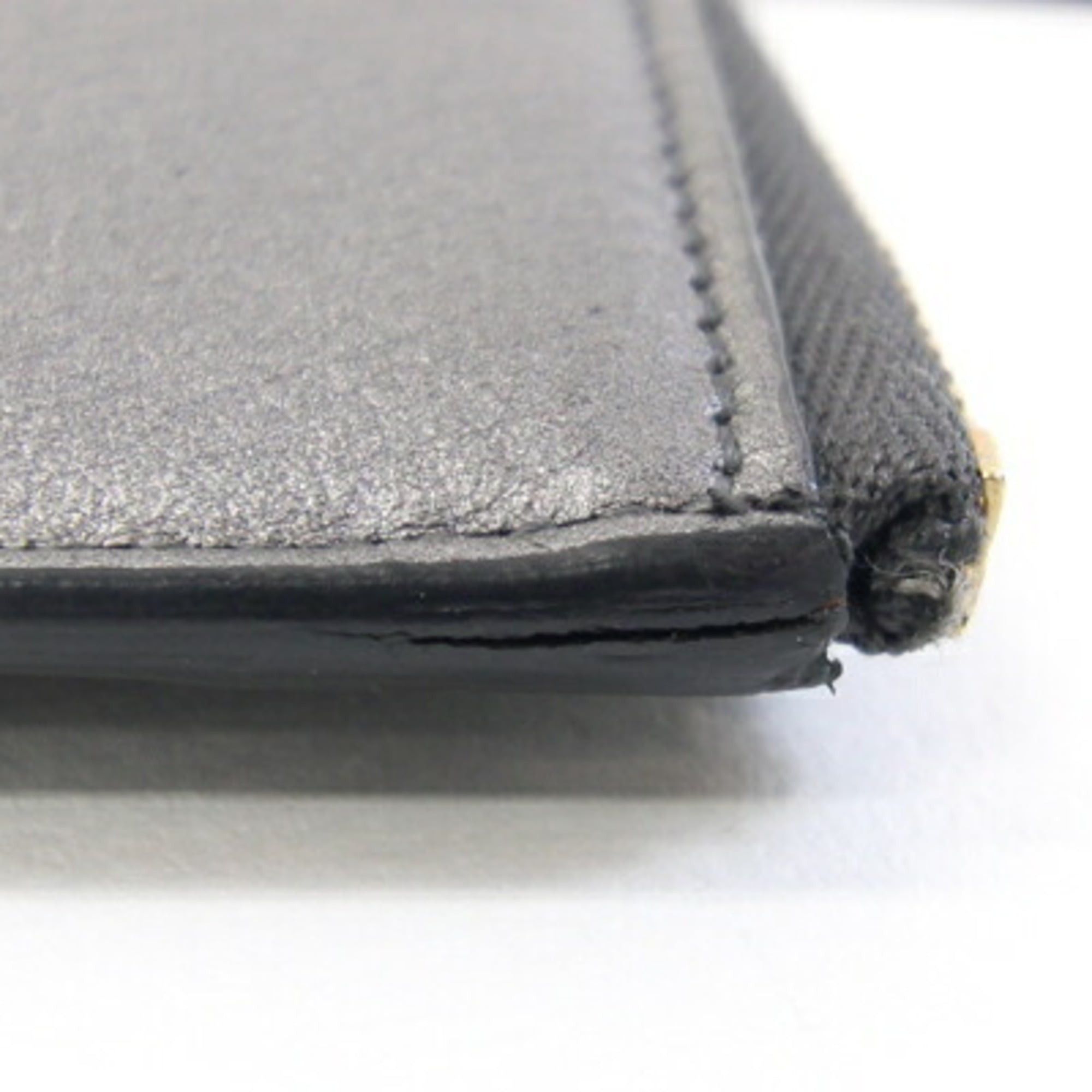 Bvlgari BVLGARI Sotirio coin case in silver-gray leather. Compact wallet with compartment for men and women. Size ONE SIZE - 6 Thumbnail