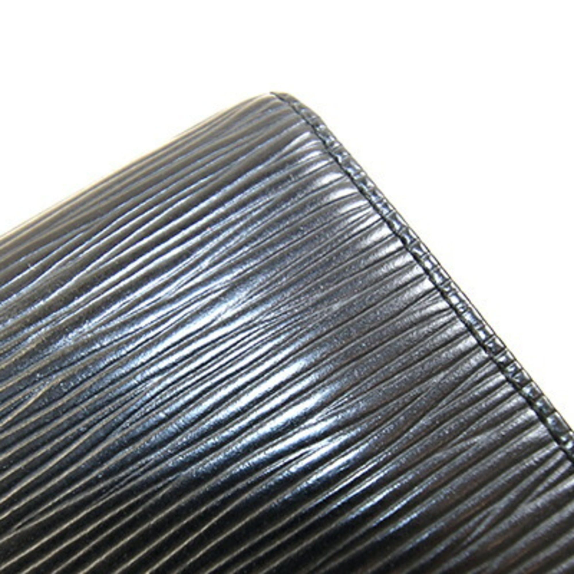 Louis Vuitton Louis Vuitton Epi Porte Monnaie Credit Bifold Wallet M63572, Creel Black/Noir, No Card Pockets, Long Wallet, Black, Women's, LOUISVUITTON Size ONE SIZE - 5 Thumbnail
