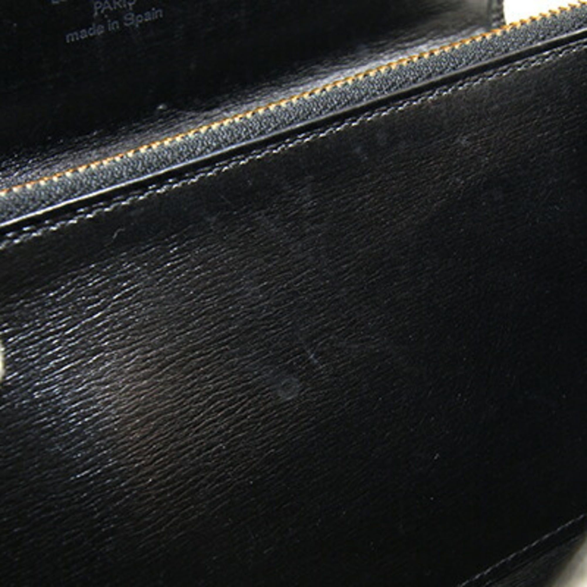 Louis Vuitton Louis Vuitton Epi Porte Monnaie Credit Bifold Wallet M63572, Creel Black/Noir, No Card Pockets, Long Wallet, Black, Women's, LOUISVUITTON Size ONE SIZE - 8 Thumbnail