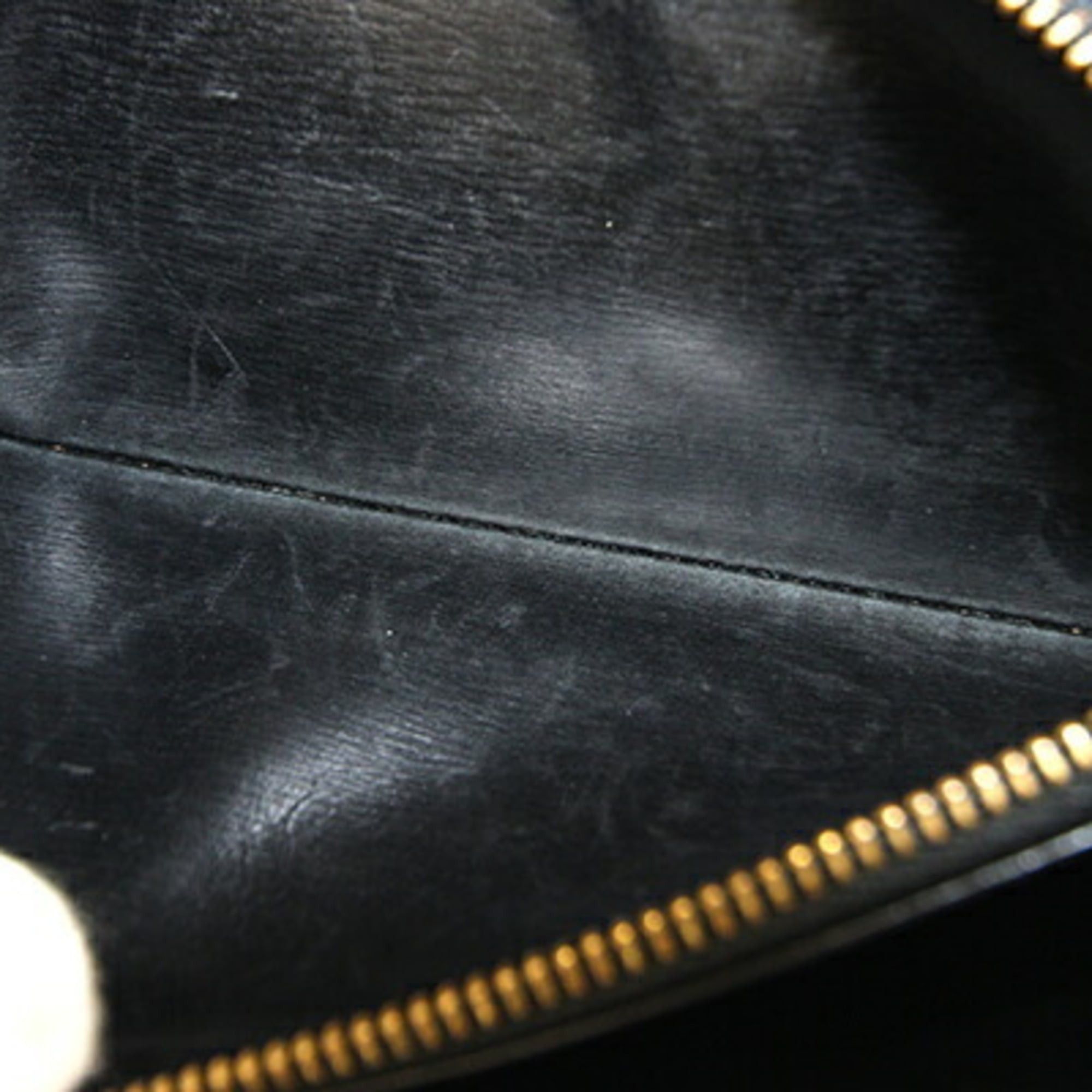 Louis Vuitton Louis Vuitton Epi Porte Monnaie Credit Bifold Wallet M63572, Creel Black/Noir, No Card Pockets, Long Wallet, Black, Women's, LOUISVUITTON Size ONE SIZE - 9 Thumbnail