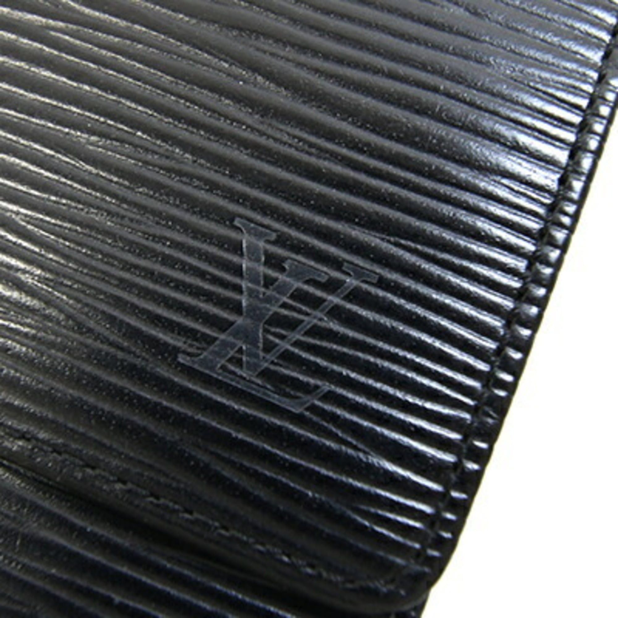 Louis Vuitton Louis Vuitton Epi Porte Monnaie Credit Bifold Wallet M63572, Creel Black/Noir, No Card Pockets, Long Wallet, Black, Women's, LOUISVUITTON Size ONE SIZE - 3 Thumbnail