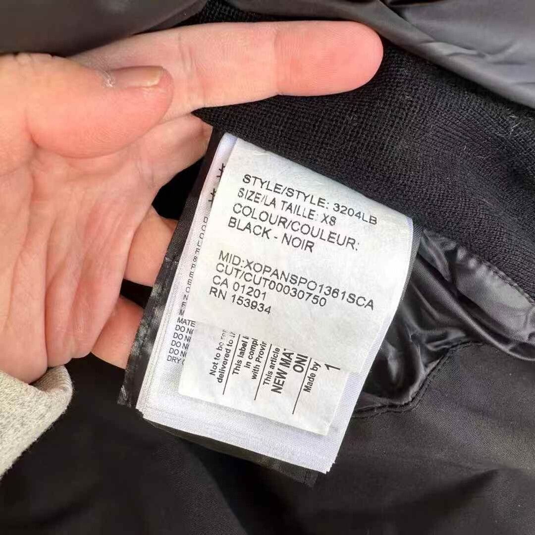 Canada Goose Canada Goose Black Logo Down Jacket XS Size XS / US 0-2 / IT 36-38 - 4 Thumbnail