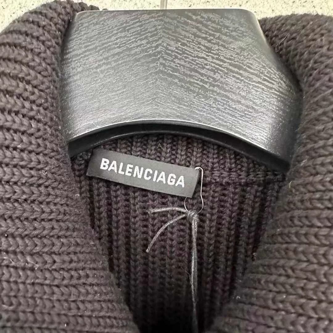 Balenciaga Balenciaga Spliced Sweater Coat Size US M / EU 48-50 / 2 - 3 Thumbnail