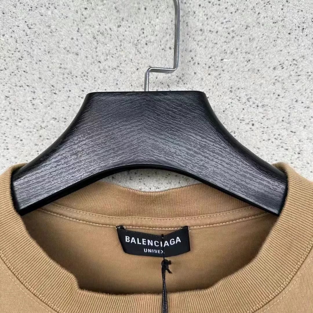 Balenciaga Balenciaga Khaki Wheat Ear Short Sleeve Size US L / EU 52-54 / 3 - 2 Thumbnail