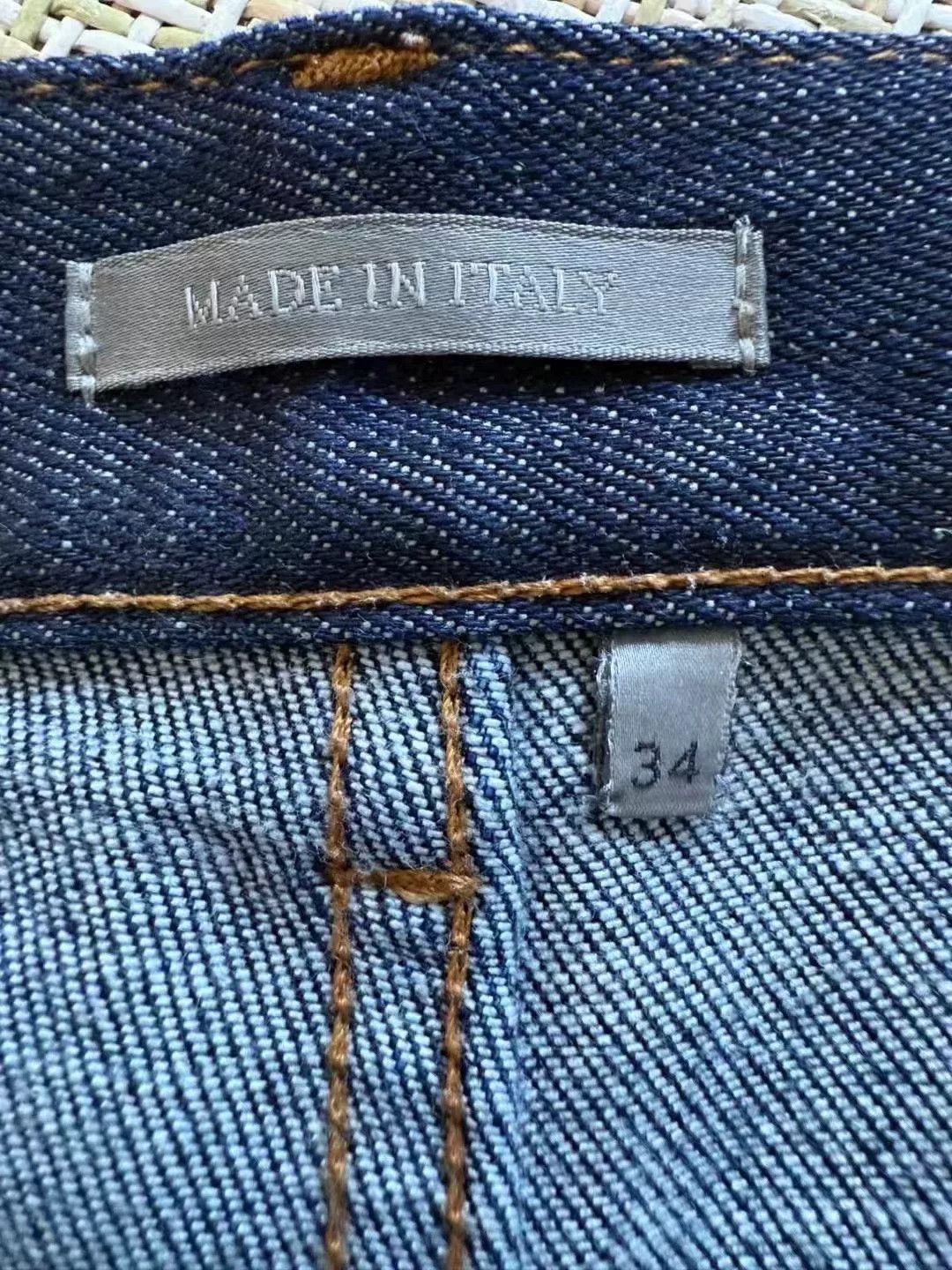 Dior Dior Dark Blue Logo Print Denim Pants Size US 34 / EU 50 - 3 Thumbnail