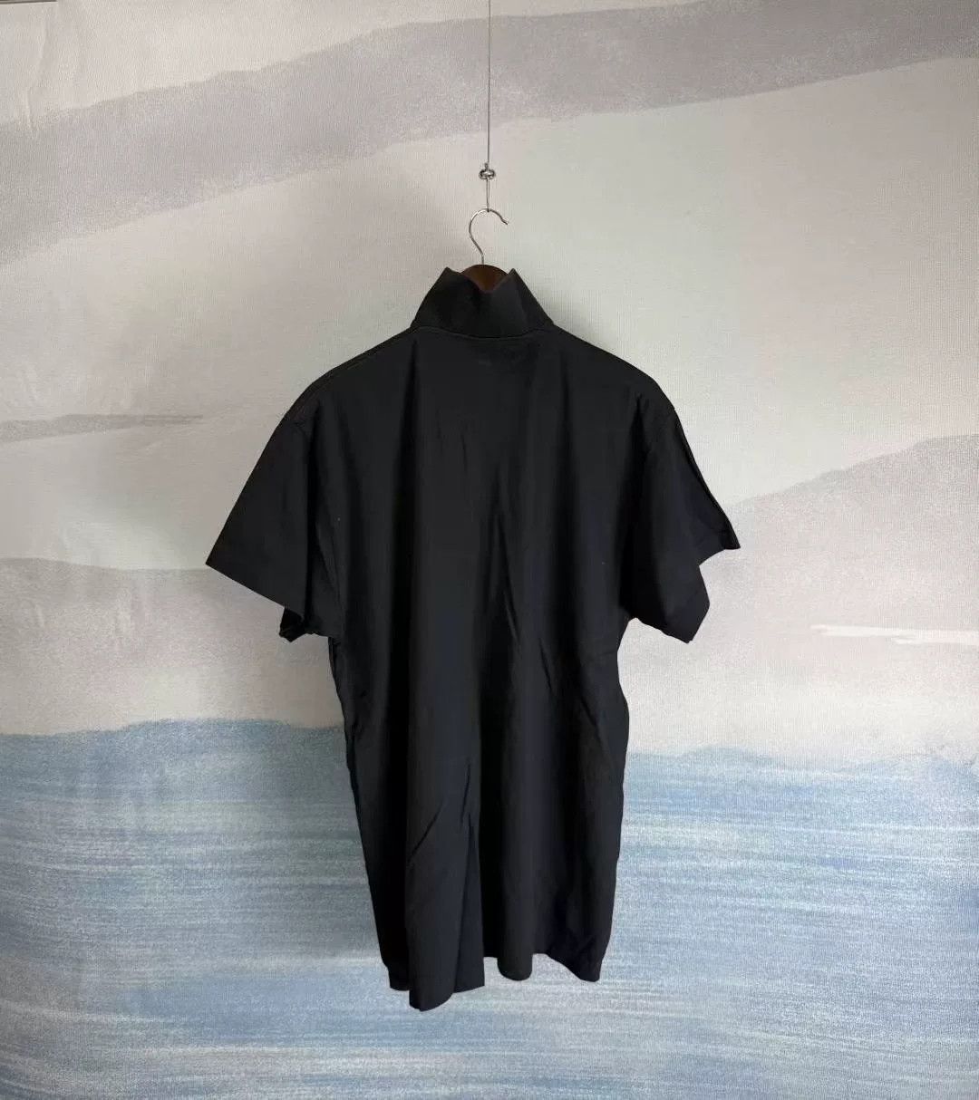 Balenciaga Balenciaga Black Lock Buckle Embroidered Polo Size US S / EU 44-46 / 1 - 3 Thumbnail