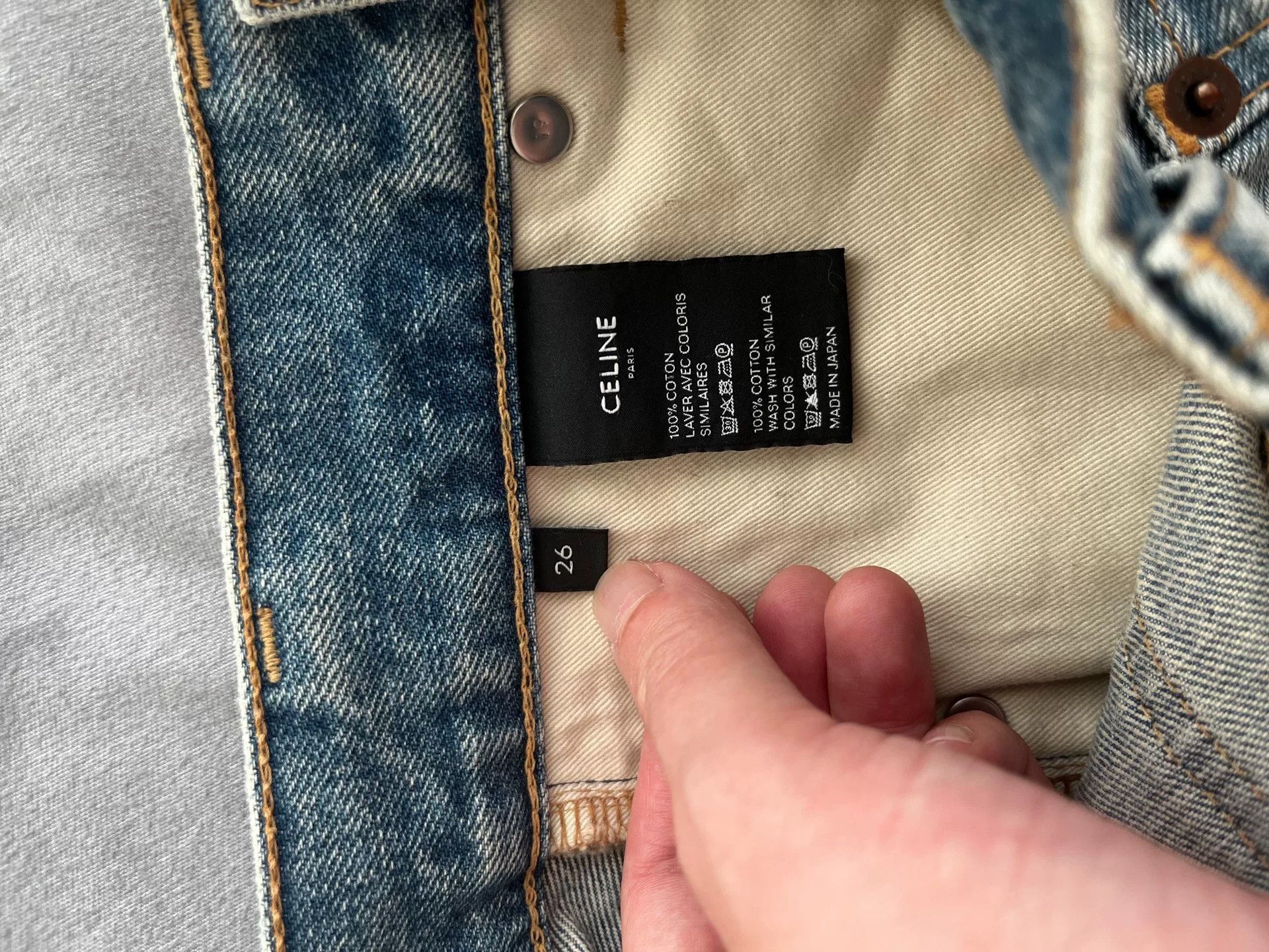Celine Celine Denim Shorts Size 26" / US 2 / IT 38 - 5 Thumbnail