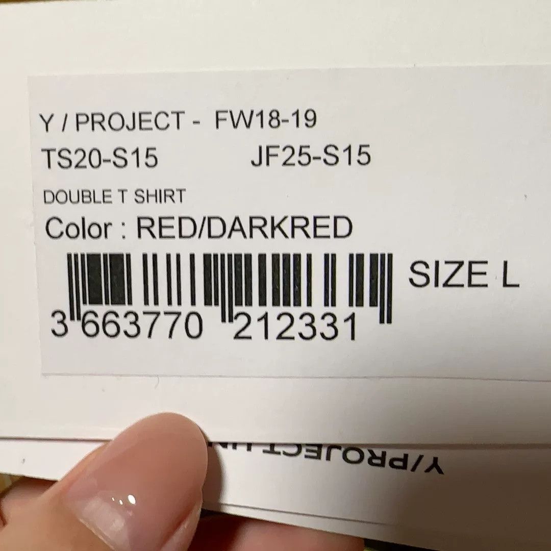 Y/Project Y/Project Double Layer Spliced T-Shirt Size US L / EU 52-54 / 3 - 8 Thumbnail