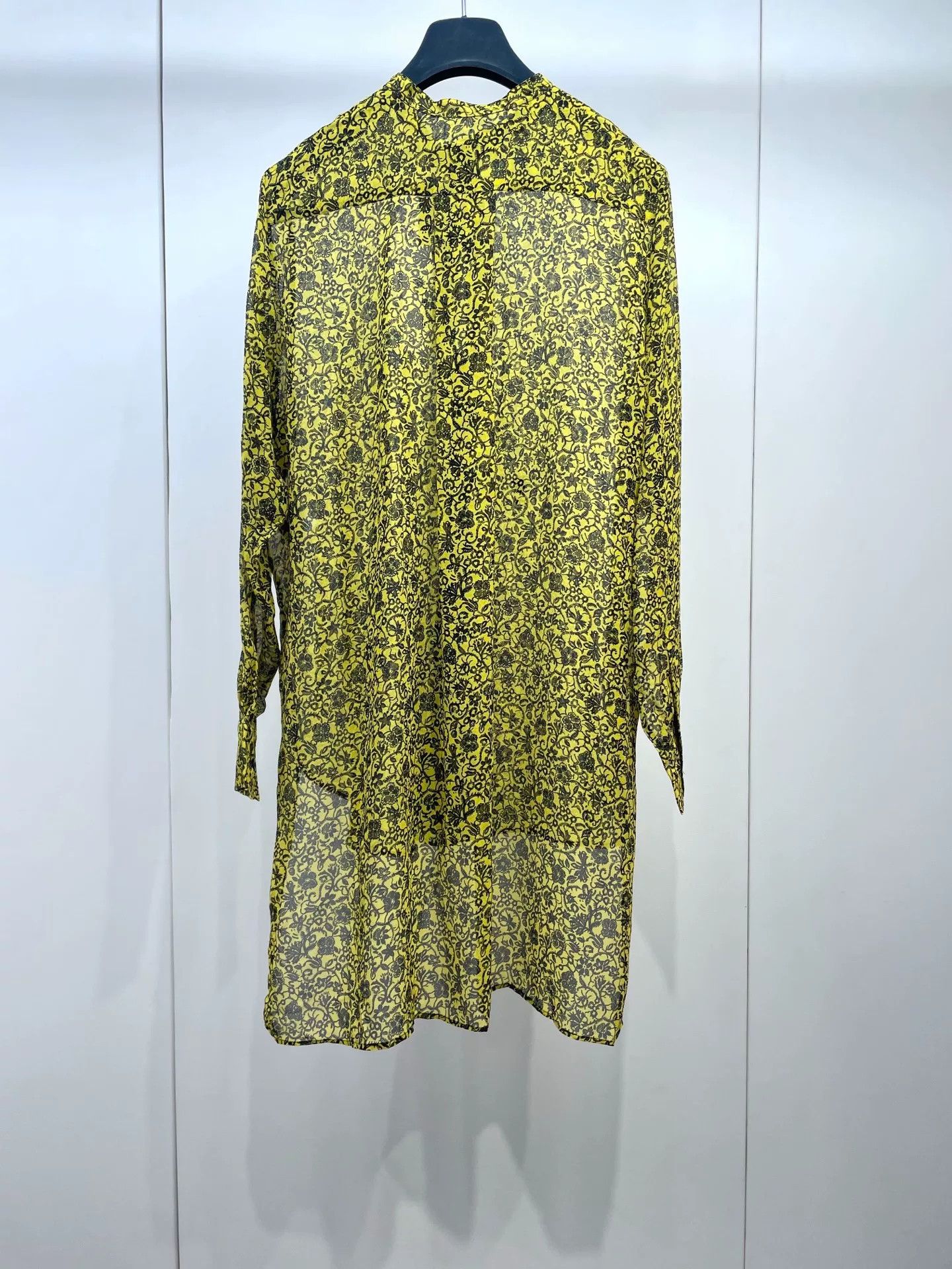 Dior Dior Long Silk Shirt Size XXS / US 00 / IT 34 - 2 Thumbnail