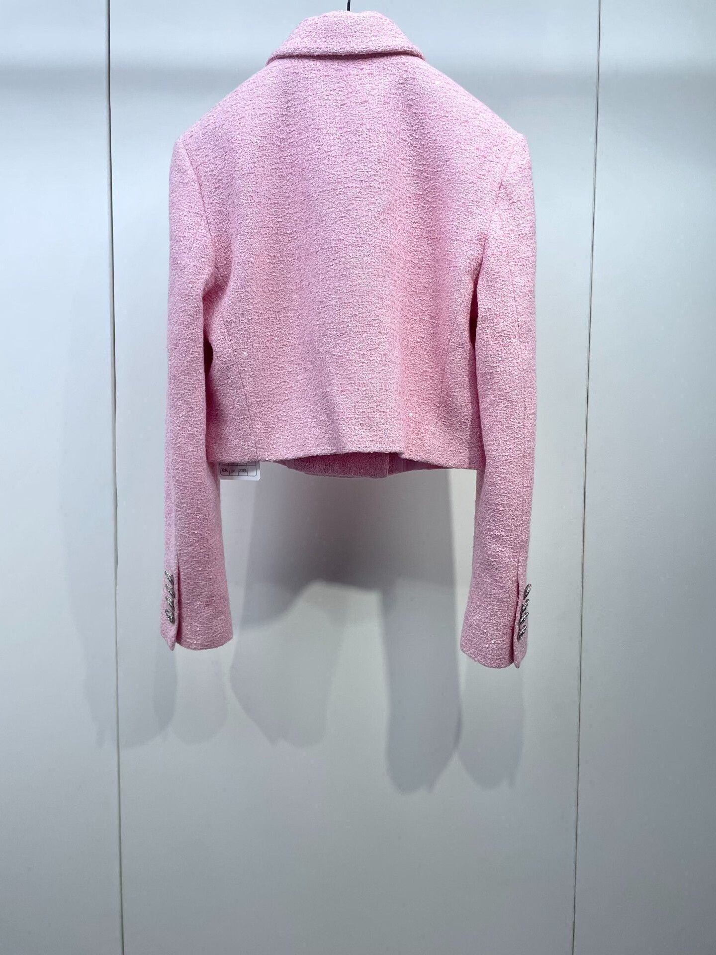 Gucci Pink Double-Breasted Short Coat