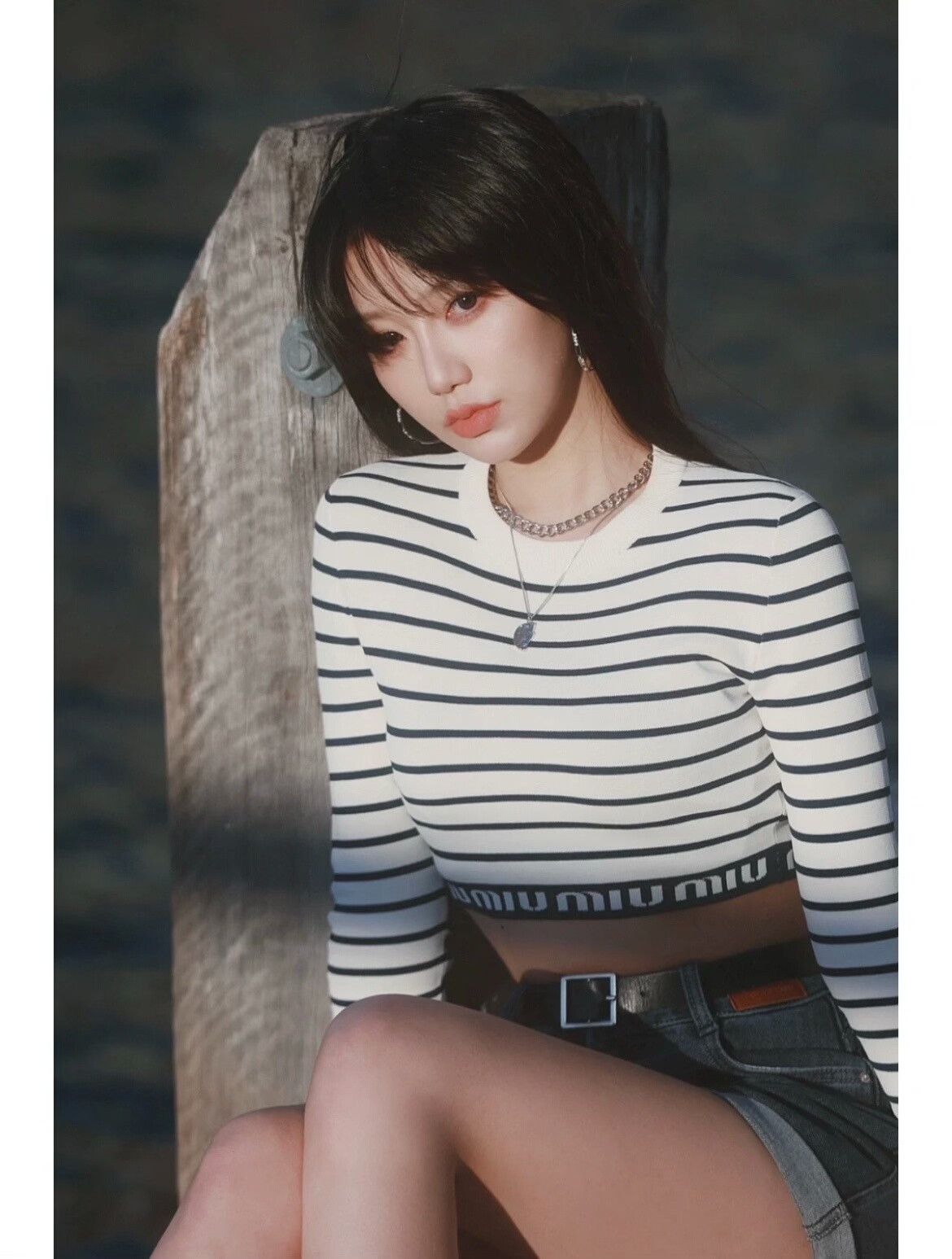 Miu Miu Miu Miu Striped Short Letter Knit Size S / US 4 / IT 40 - 7 Thumbnail