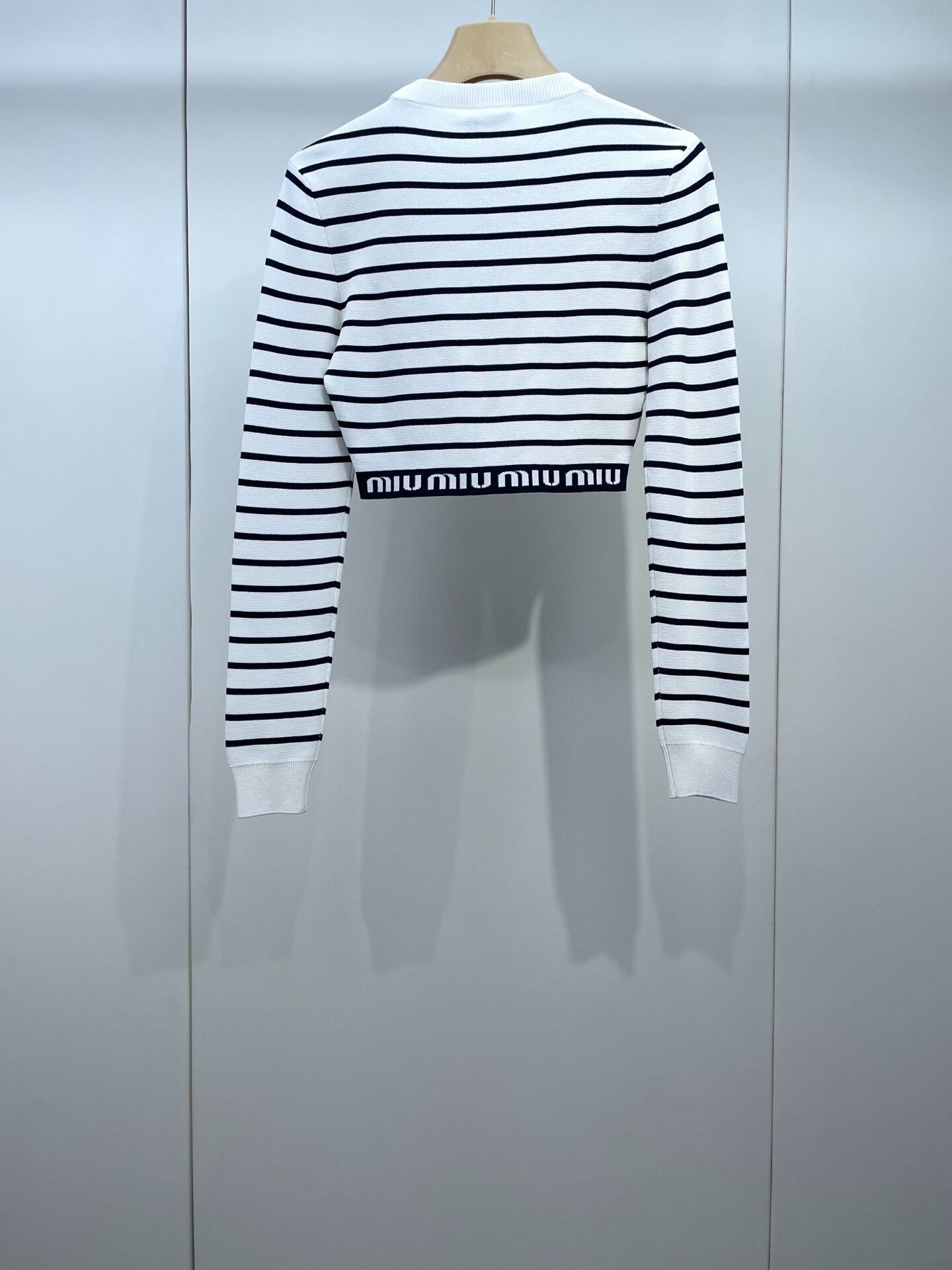 Miu Miu Miu Miu Striped Short Letter Knit Size S / US 4 / IT 40 - 2 Thumbnail
