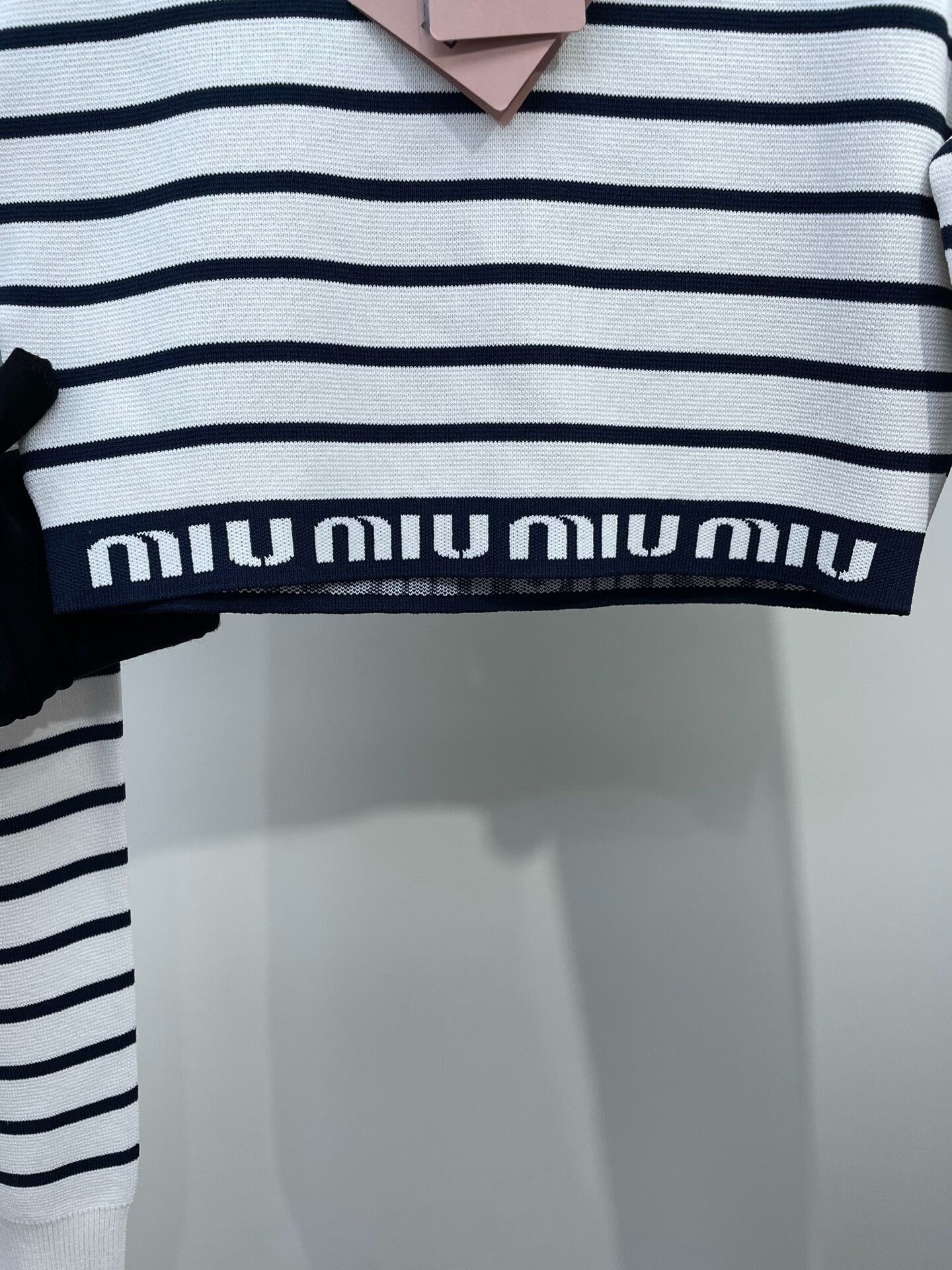 Miu Miu Miu Miu Striped Short Letter Knit Size S / US 4 / IT 40 - 3 Thumbnail