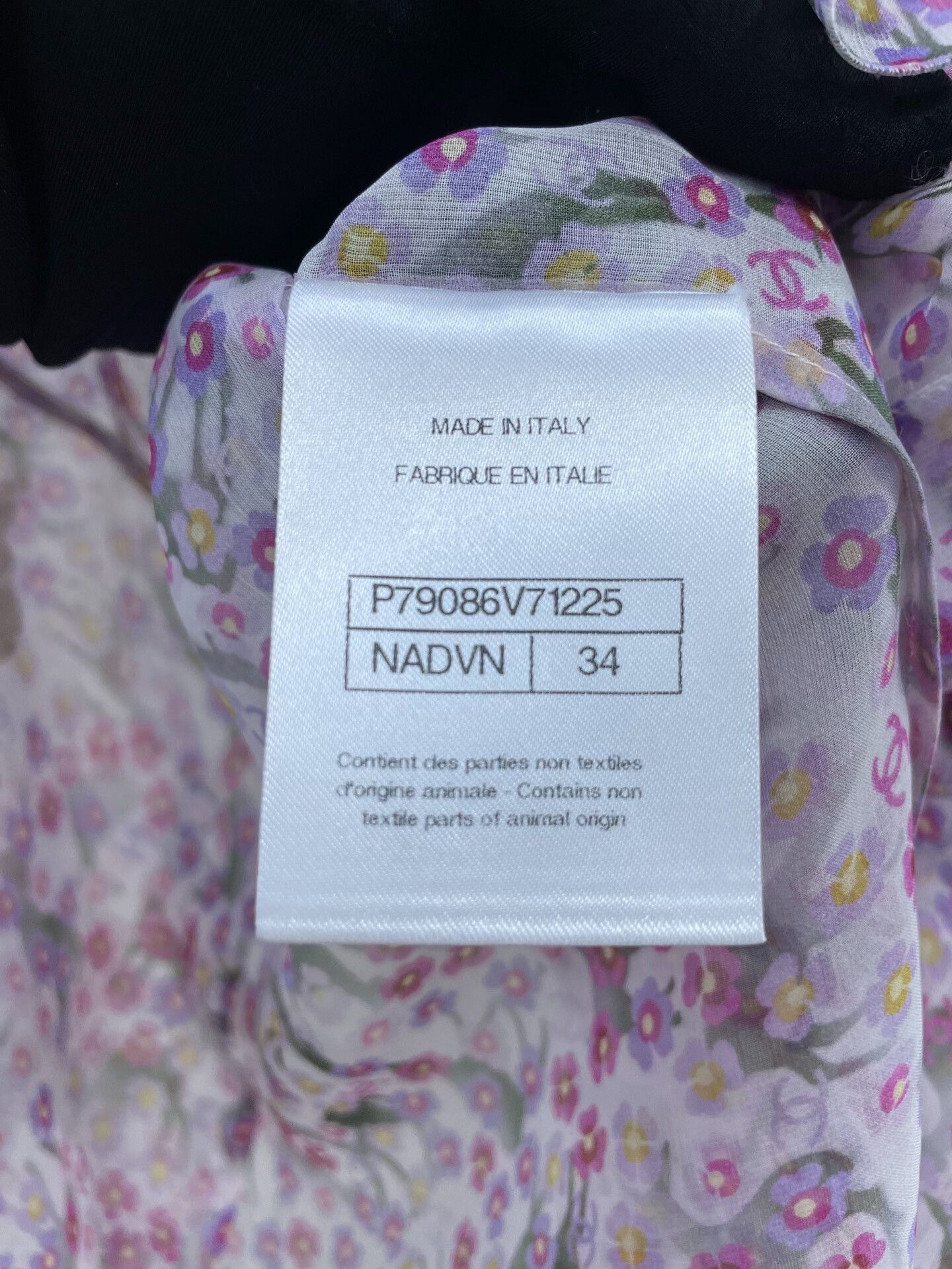 Chanel Chanel 25P Floral Ruffled Silk Shirt Size XXS / US 00 / IT 34 - 7 Thumbnail