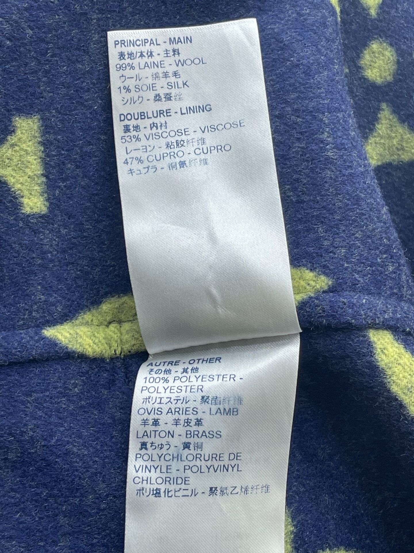 Louis Vuitton LV Blue Bathrobe Coat Size XXS / US 00 / IT 34 - 9 Thumbnail