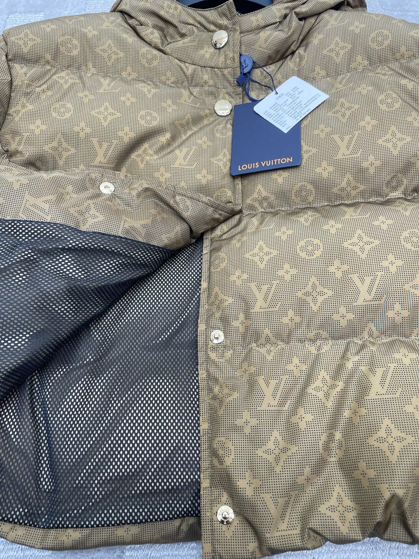 Louis Vuitton LV 2025 Monogram Puffer Jacket Size XXS / US 00 / IT 34 - 4 Thumbnail