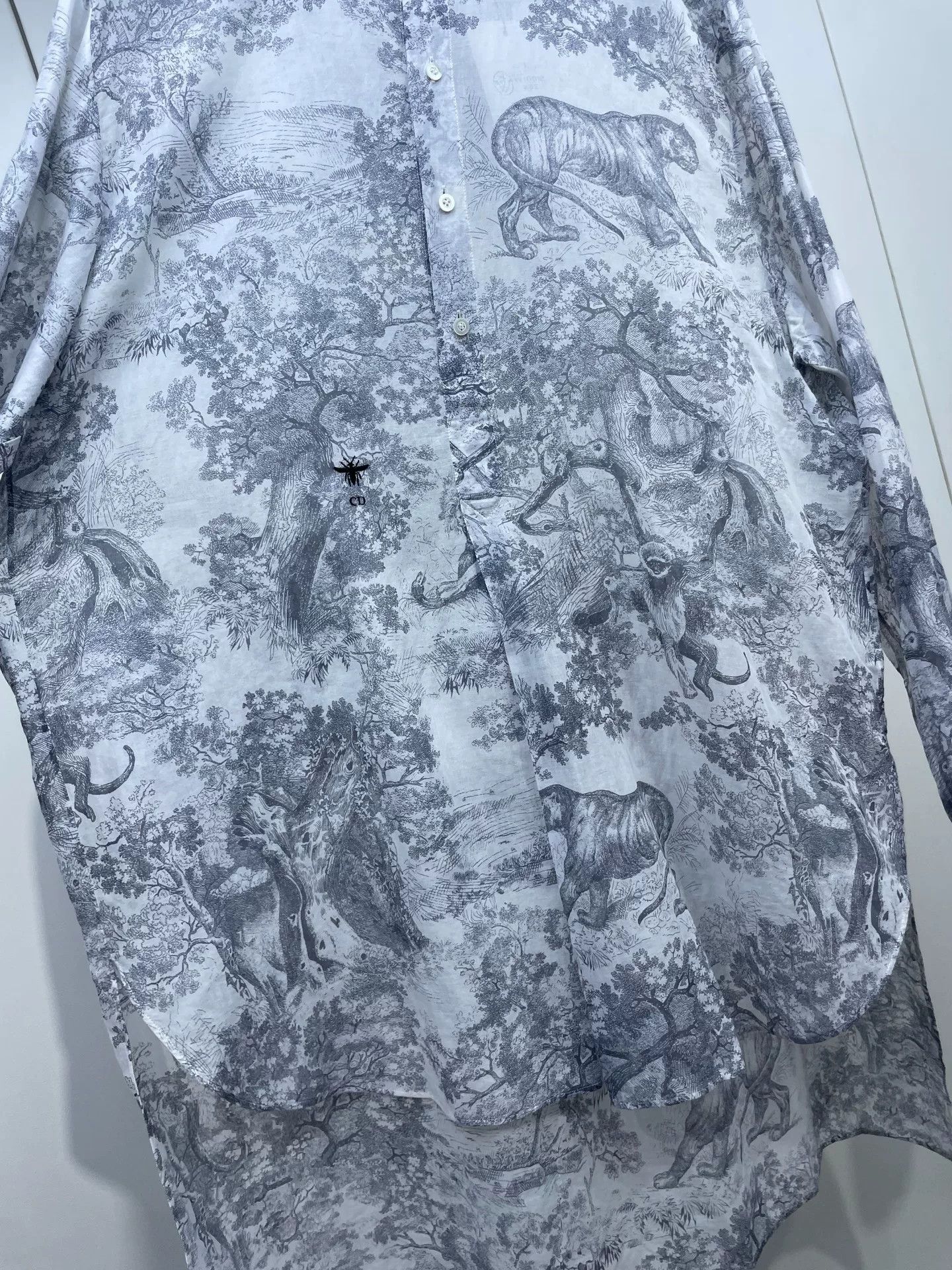 Dior Dior Zoo Collection Long Shirt Size US S / EU 44-46 / 1 - 5 Thumbnail