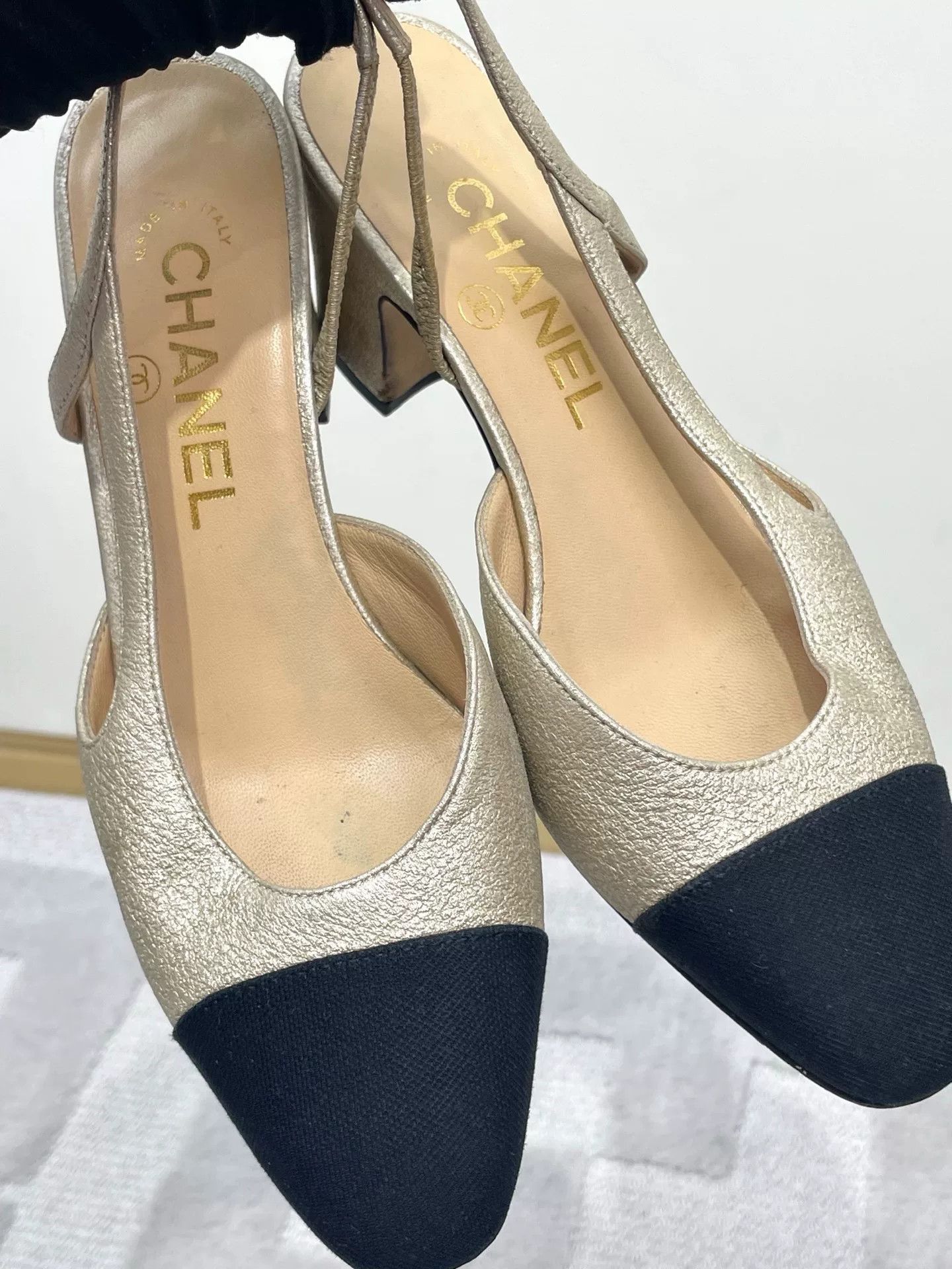 Chanel Chanel Classic Colorblock Chunky Sandals Size US 4.5 / IT 34.5 - 4 Thumbnail
