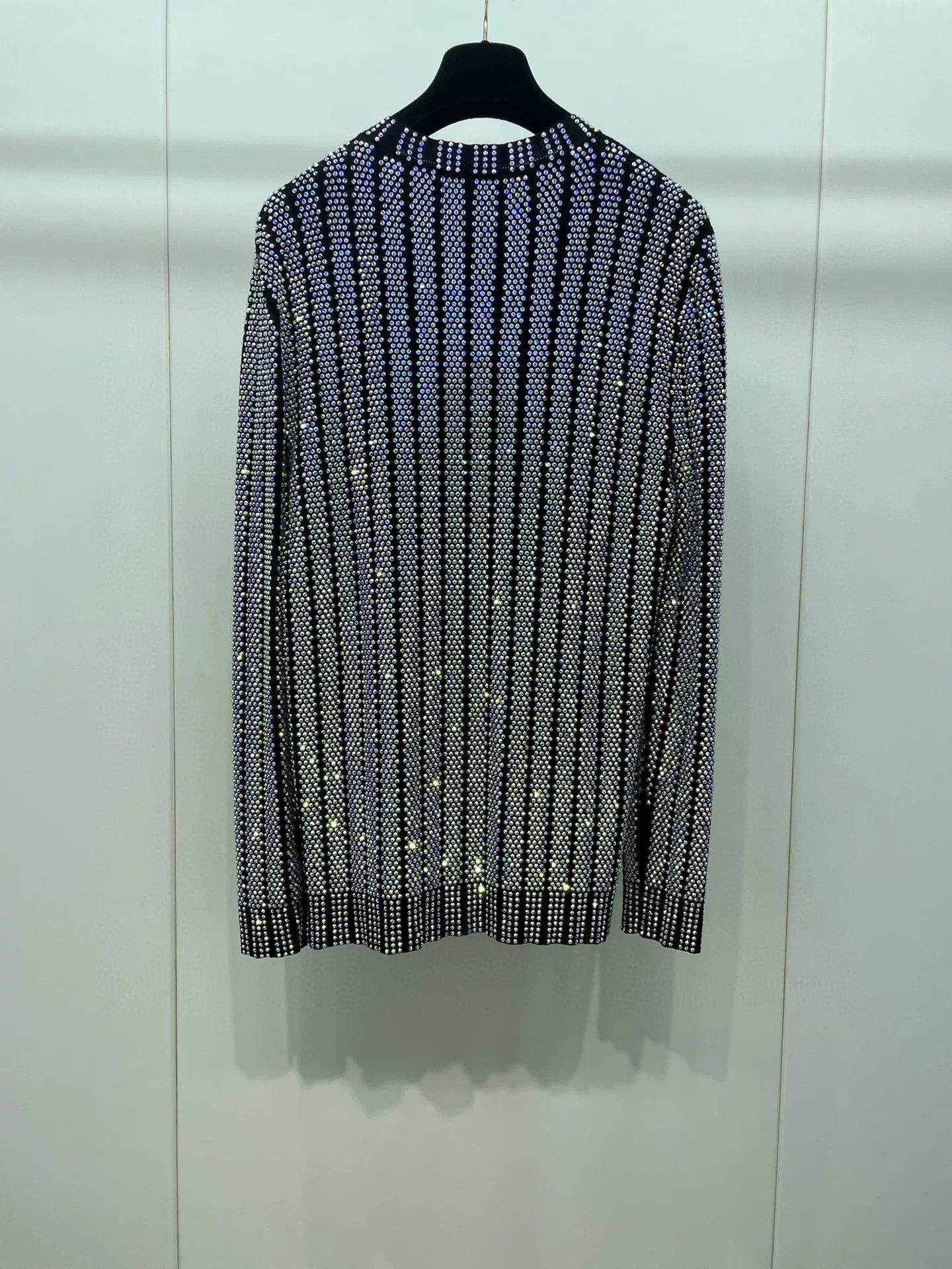 Gucci Gucci Crystal Embellished Black Top Size M / US 6-8 / IT 42-44 - 3 Thumbnail