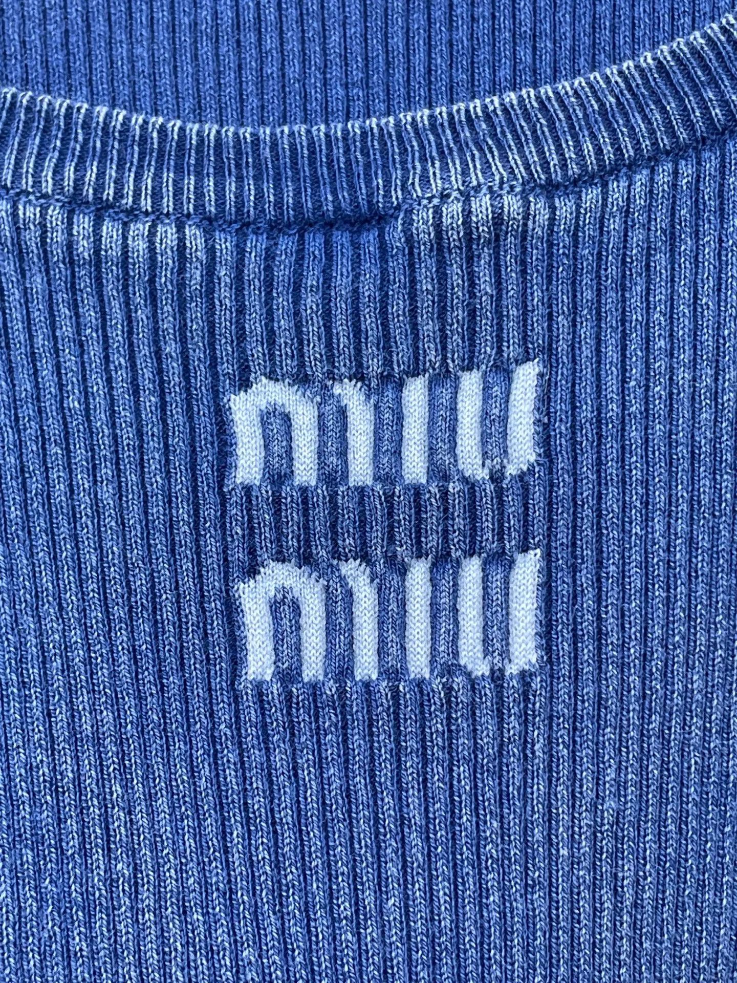 Miu Miu Miu Miu 2024 Slim Logo Tank Top Size XS / US 0-2 / IT 36-38 - 3 Thumbnail