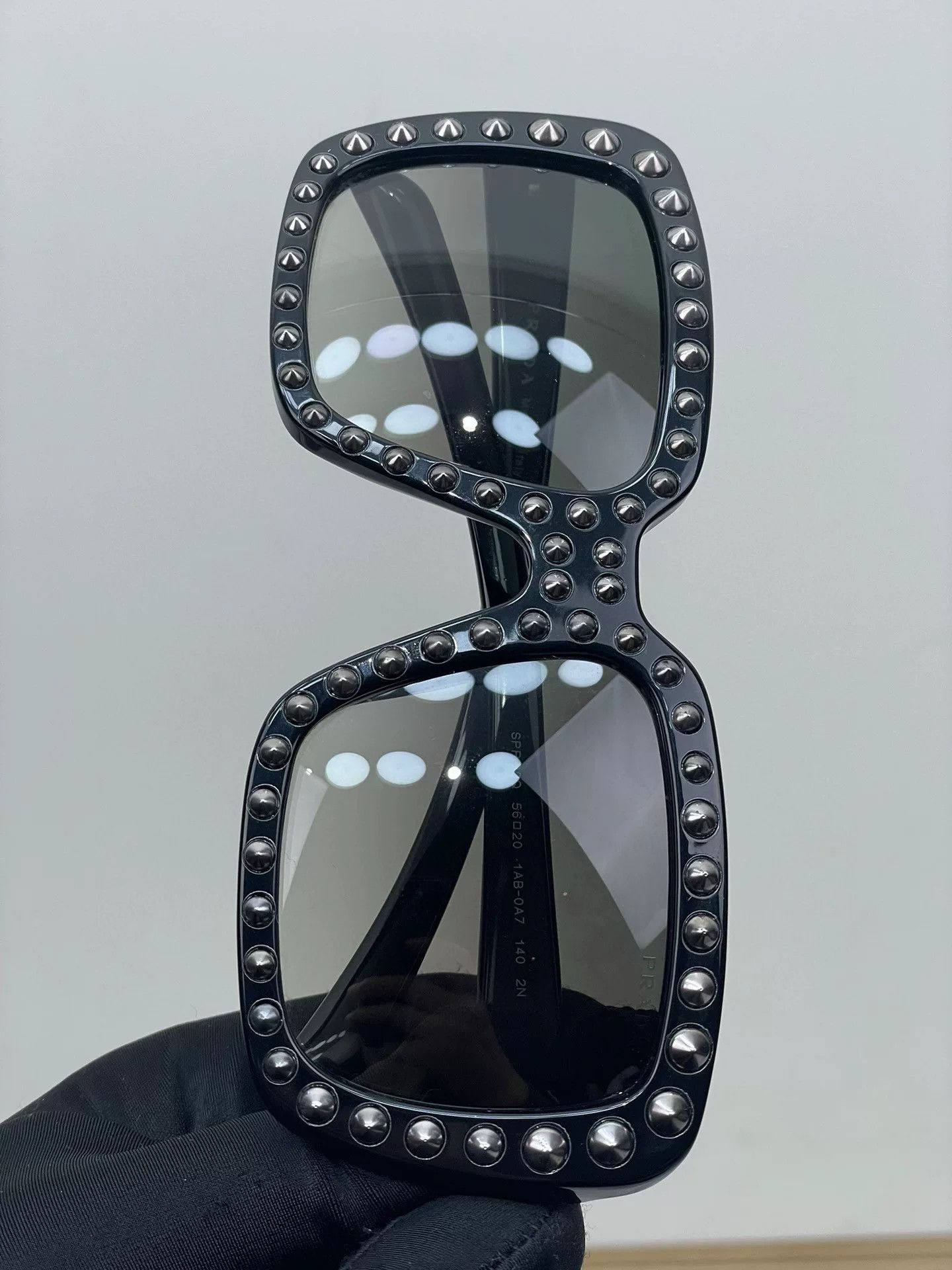 Prada PRADA Studded Sunglasses Size ONE SIZE - 5 Thumbnail