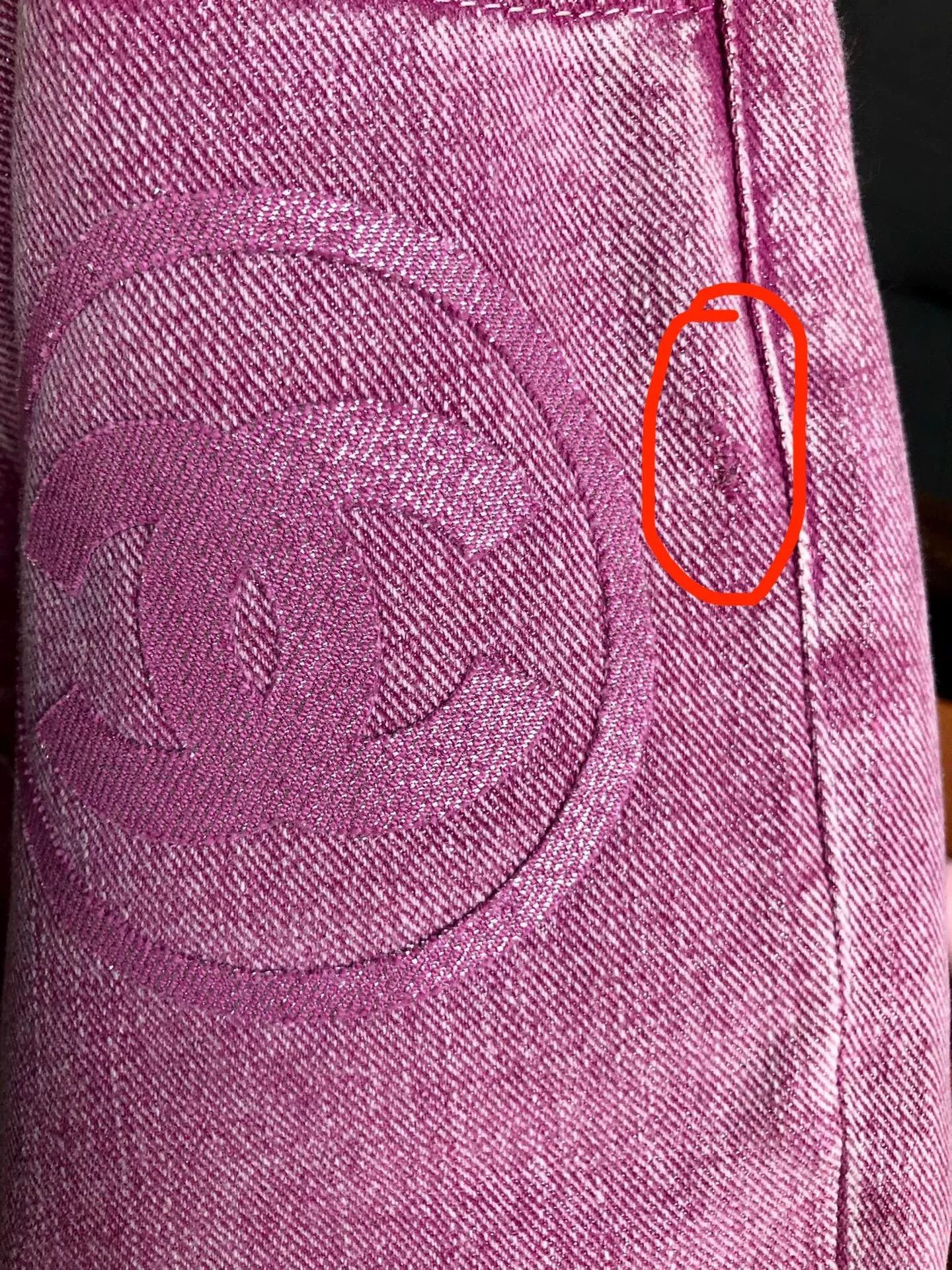 Chanel Chanel 23C Pink Distressed Jeans Size 36" / US 14 / IT 50 - 9 Thumbnail