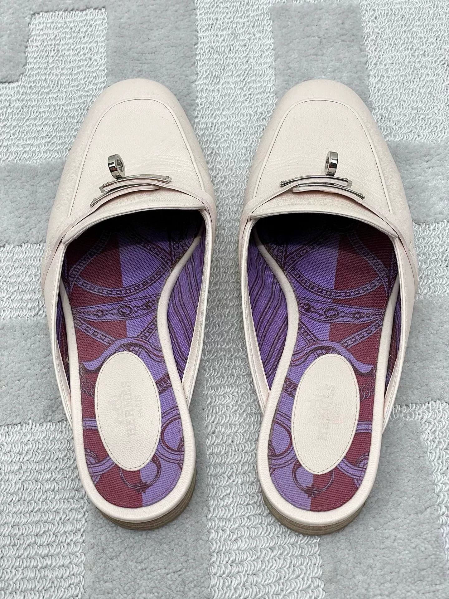 Hermes HERMES Mules Size US 7 / IT 37 - 3 Thumbnail