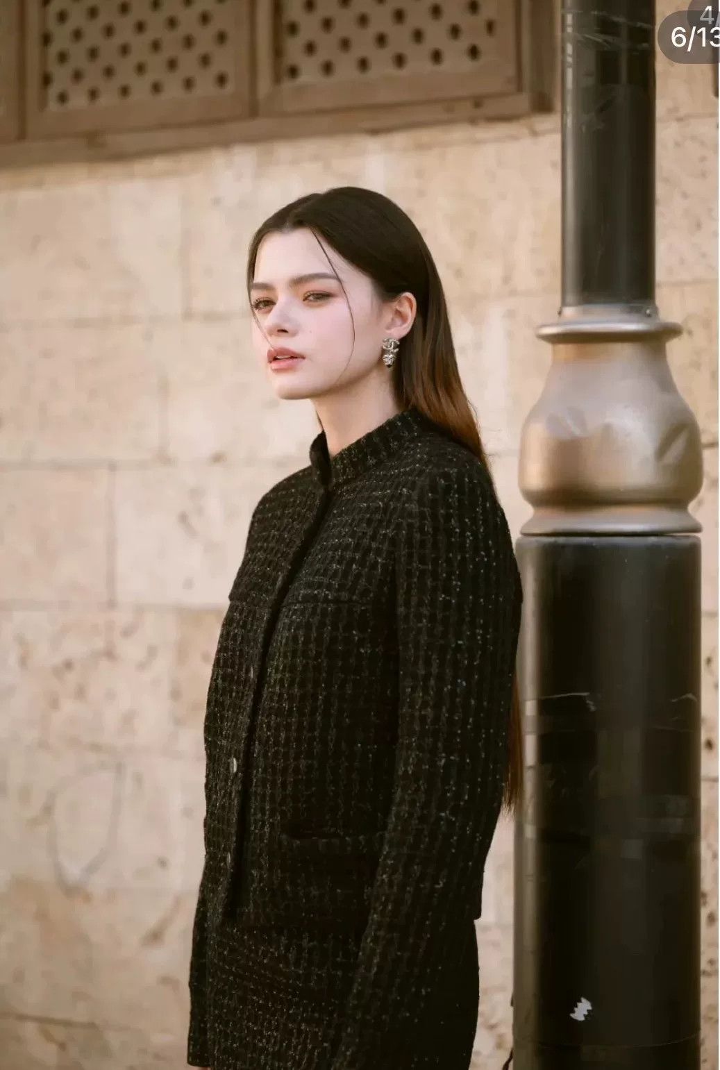 Chanel Chanel 25C Shimmer Stand Collar Tweed Jacket Size XXS / US 00 / IT 34 - 9 Thumbnail