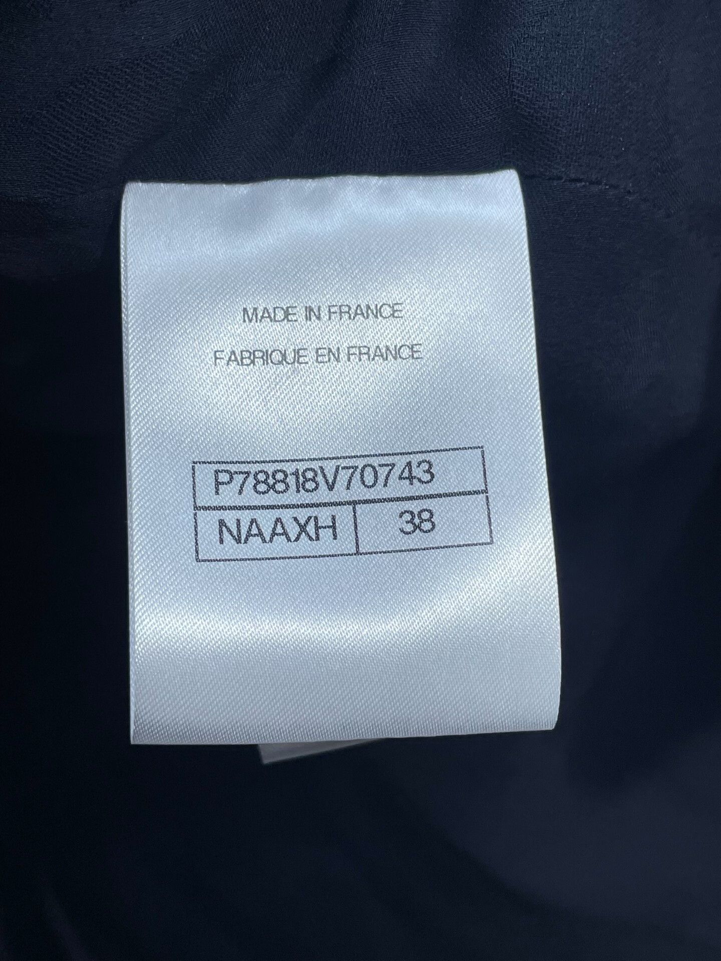 Chanel Chanel 25C Black Plaid Tweed Jacket Size S / US 4 / IT 40 - 7 Thumbnail