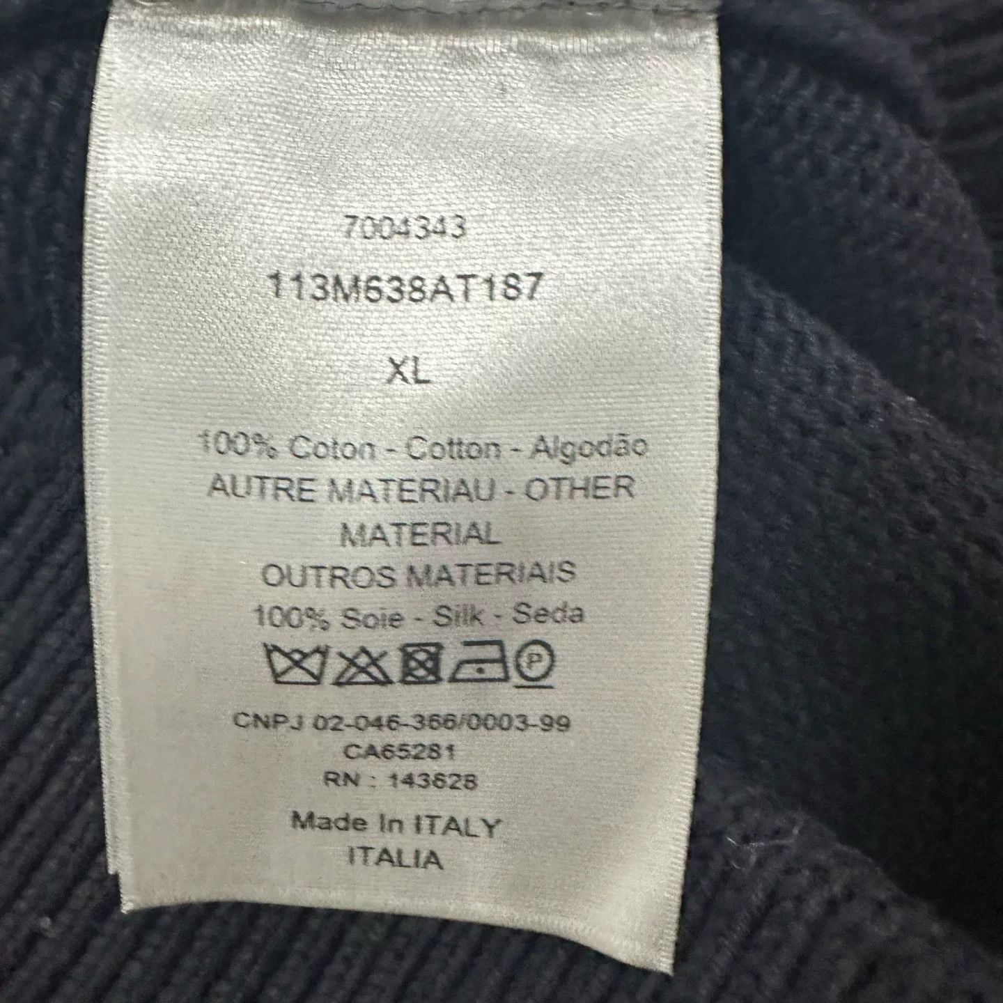 Dior Dior Arm Logo Knit Sweater Size US XL / EU 56 / 4 - 6 Thumbnail