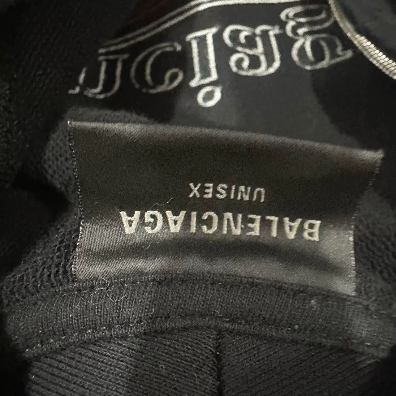 Balenciaga Balenciaga SS23 Solid Letter Print Zip Hoodie Size US M / EU 48-50 / 2 - 5 Thumbnail