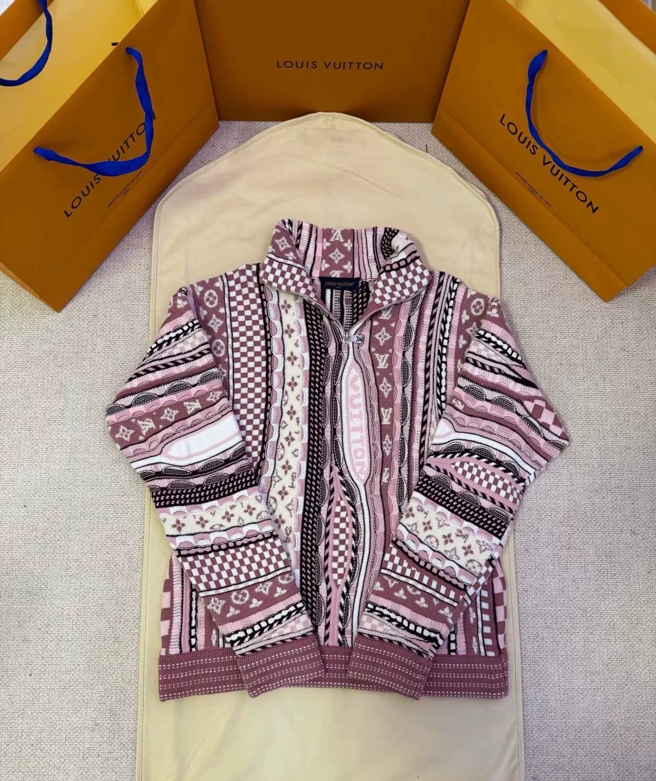 Louis Vuitton Louis Vuitton Nigo Collab Half-Zip Sweatshirt Size US S / EU 44-46 / 1 - 3 Thumbnail