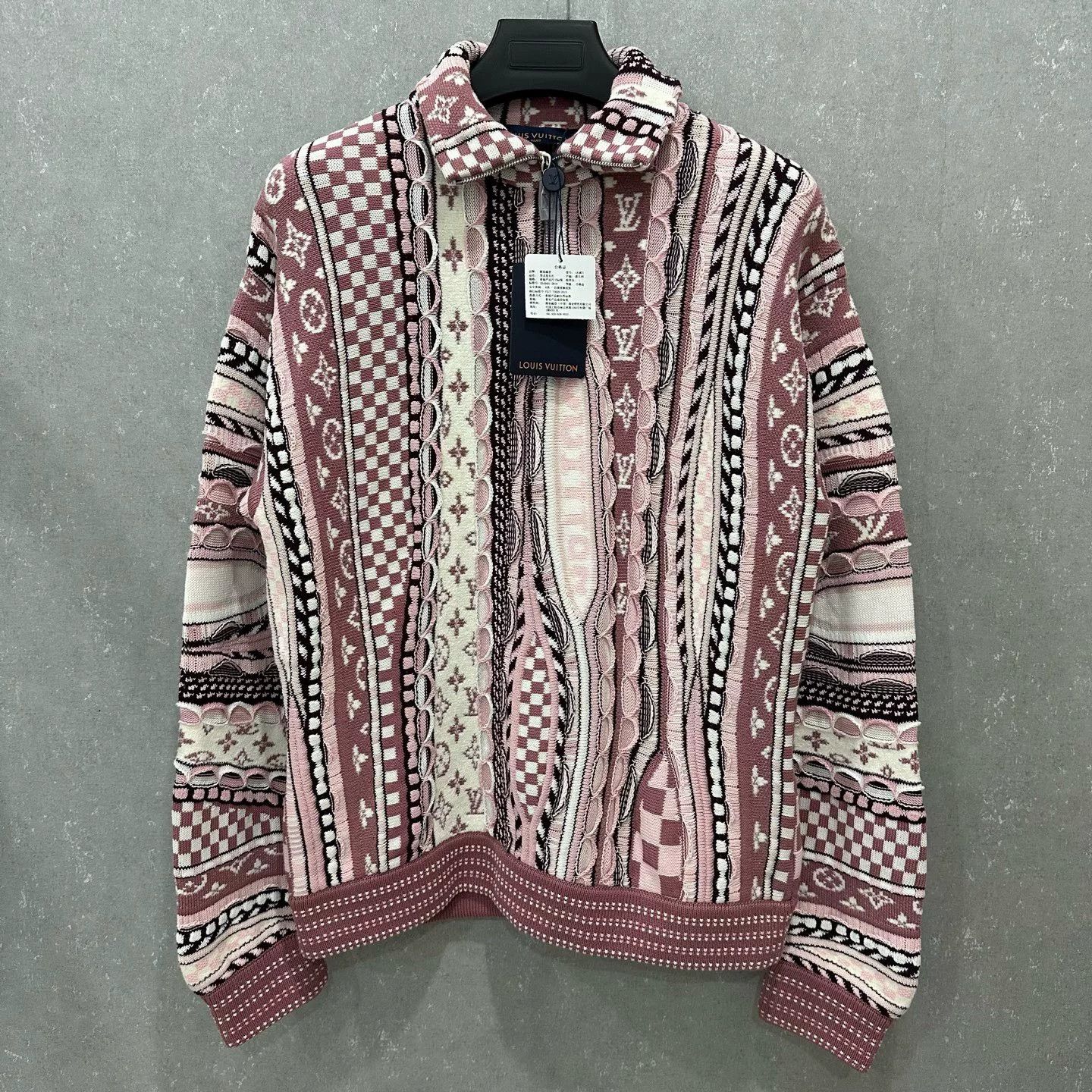 Louis Vuitton Louis Vuitton Nigo Collab Half-Zip Sweatshirt Size US S / EU 44-46 / 1 - 6 Thumbnail