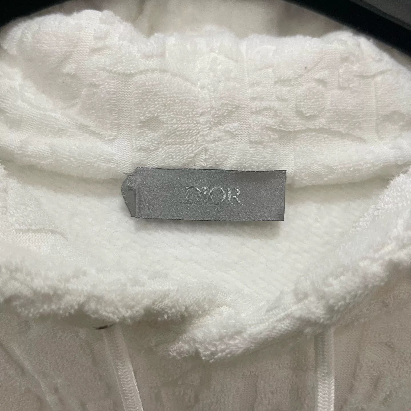 Dior Dior Embossed Logo Towel Hoodie Size US XXL / EU 58 / 5 - 4 Thumbnail