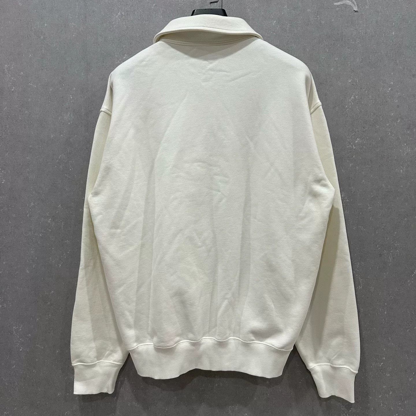 Dior Dior White Logo Embroidered Half-Zip Sweatshirt Size US M / EU 48-50 / 2 - 5 Thumbnail