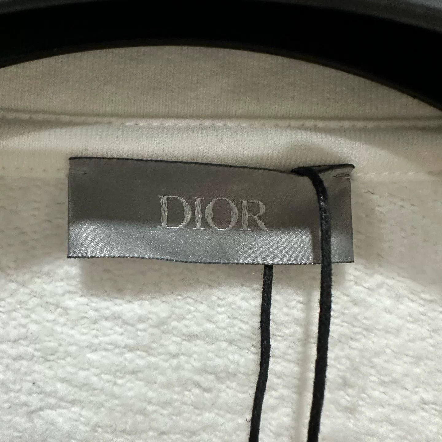 Dior Dior White Logo Embroidered Half-Zip Sweatshirt Size US M / EU 48-50 / 2 - 6 Thumbnail