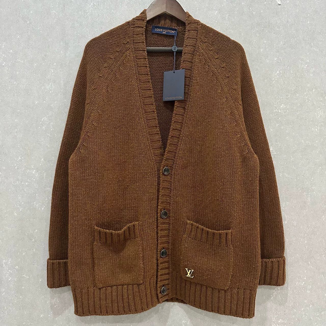 Louis Vuitton Louis Vuitton Wool Retro Knit Cardigan Size US L / EU 52-54 / 3 - 2 Thumbnail