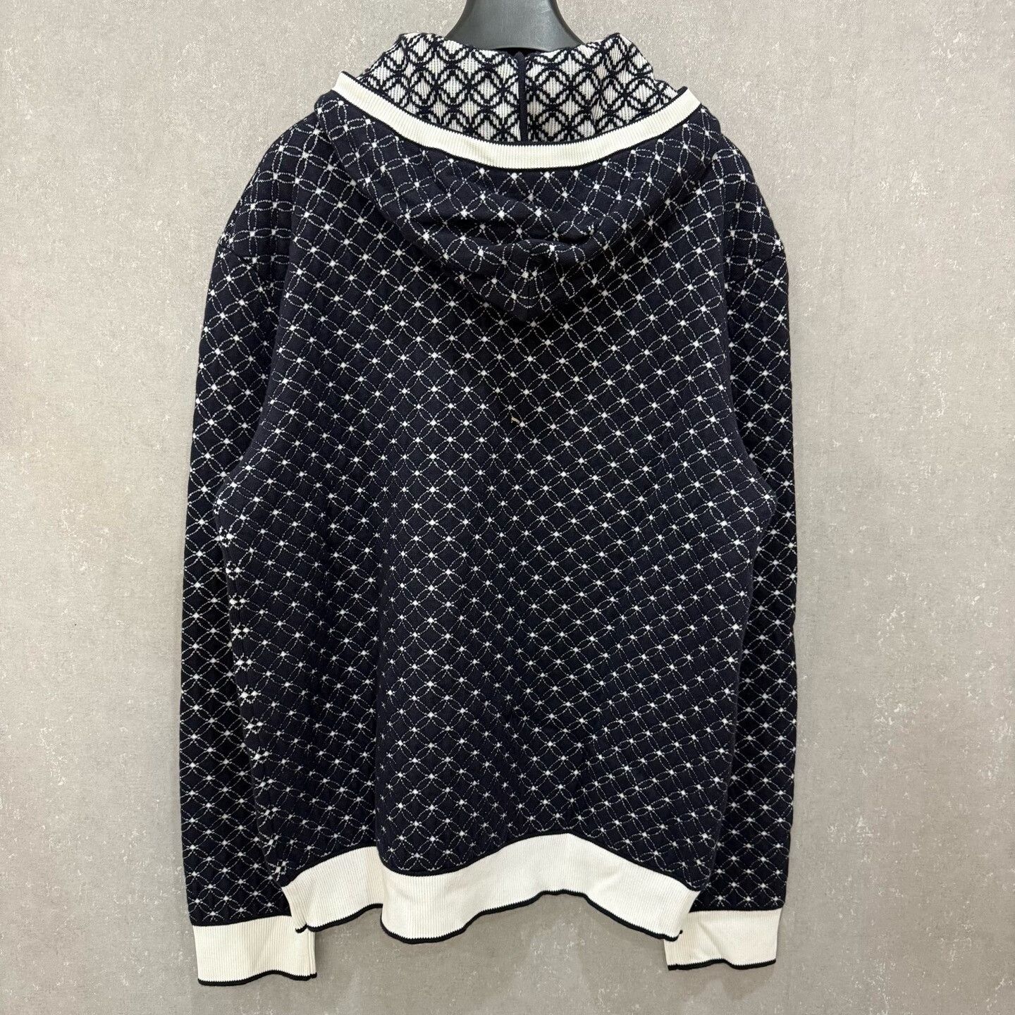 Louis Vuitton Louis Vuitton Knit Embroidered Logo Hoodie Size US XXL / EU 58 / 5 - 4 Thumbnail