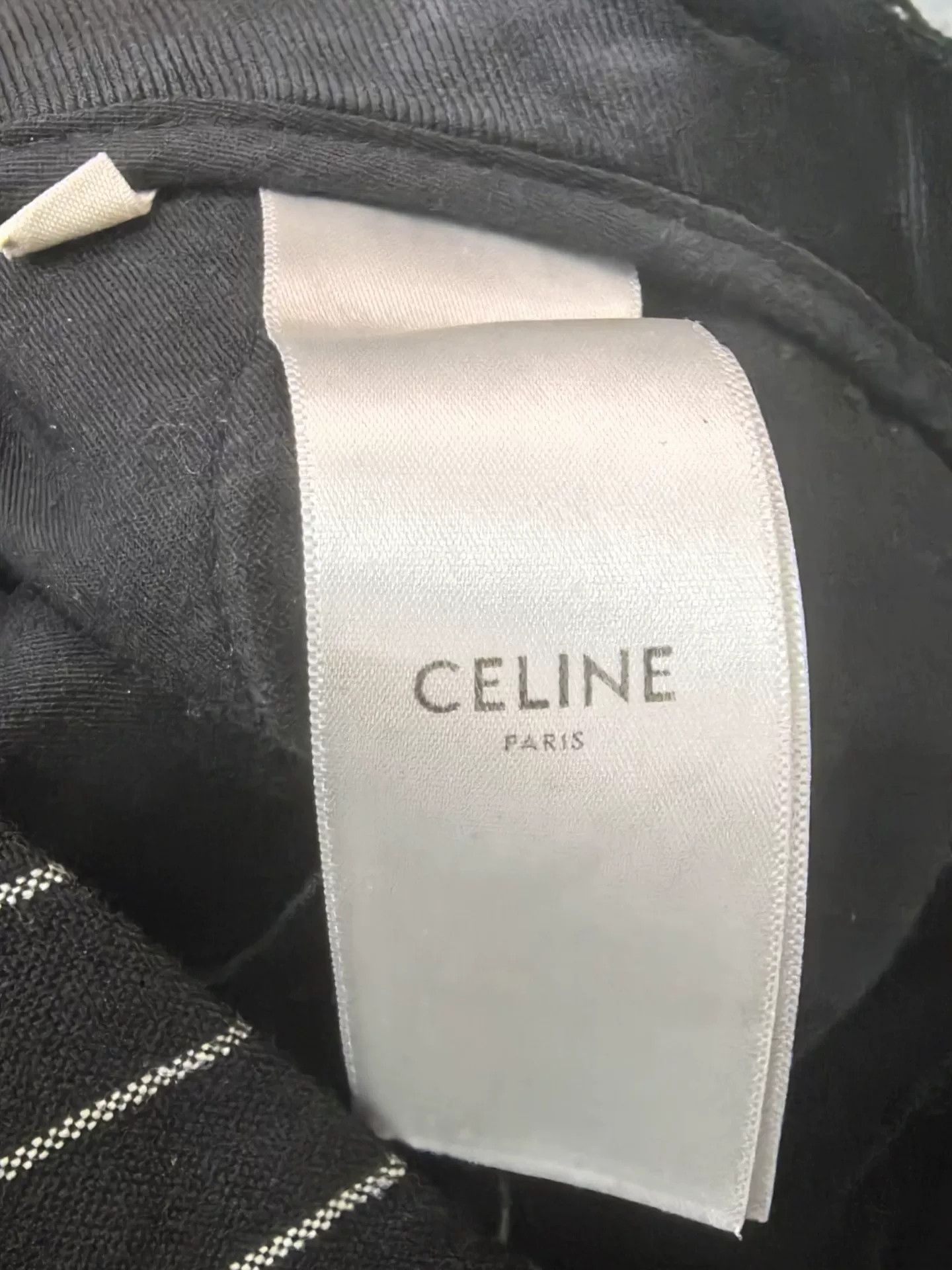 Celine Celine Striped Dark Blue Wool Trousers Size US 32 / EU 48 - 5 Thumbnail