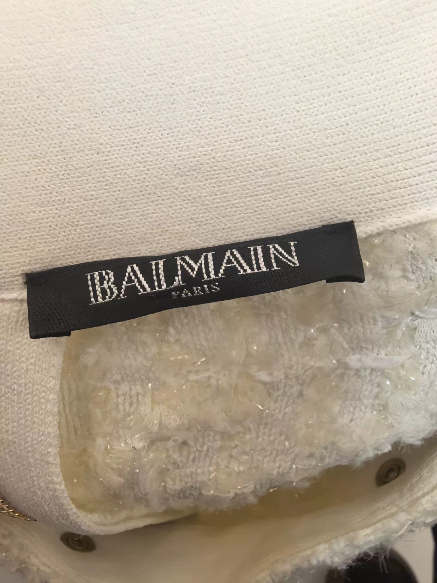 Balmain BALMAIN High-Waist Decorative Button Skirt Size 34" / US 12 / IT 48 - 6 Thumbnail