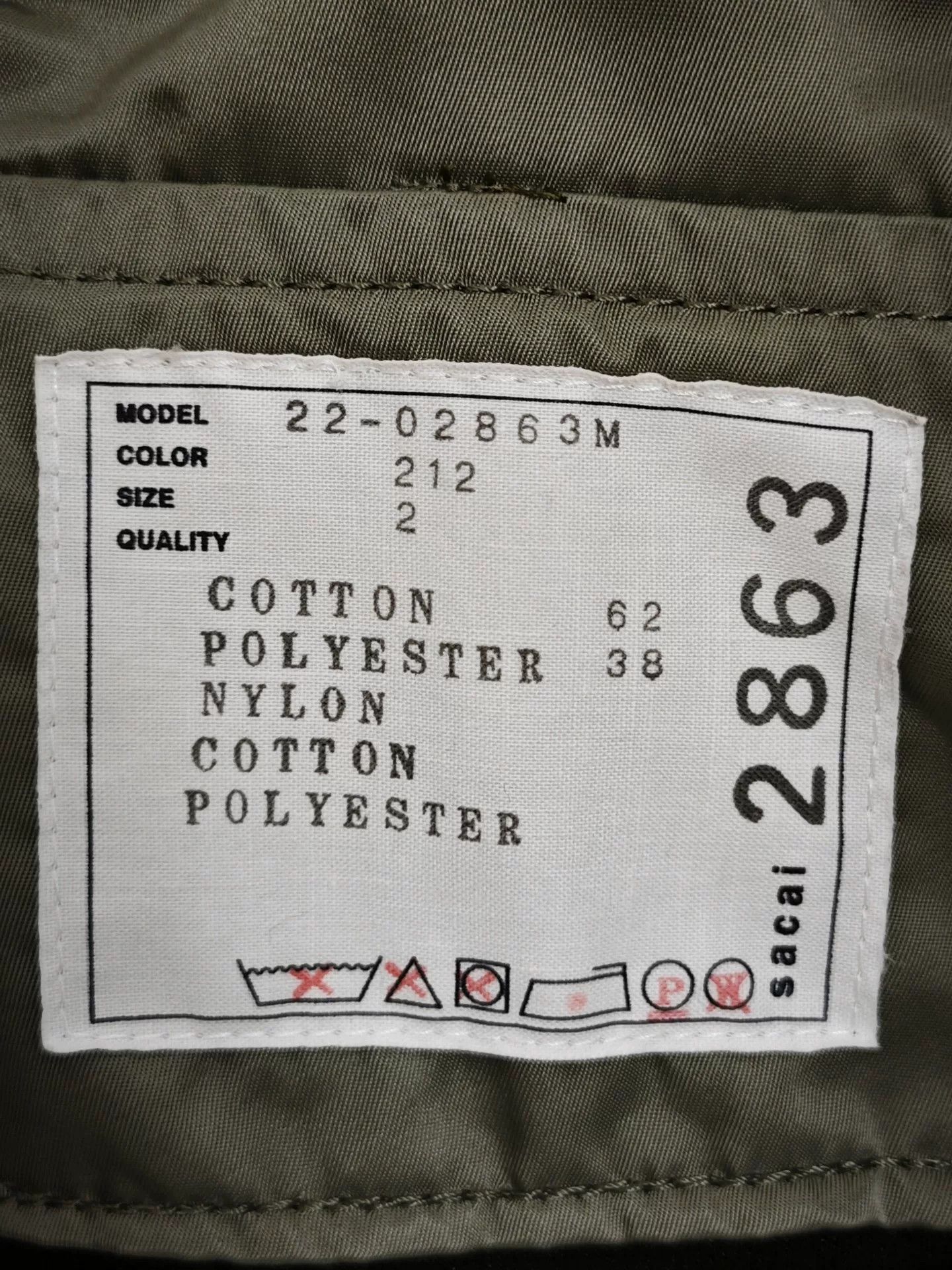 Sacai Sacai Spliced Zip Hooded Pilot Jacket Size US M / EU 48-50 / 2 - 3 Thumbnail