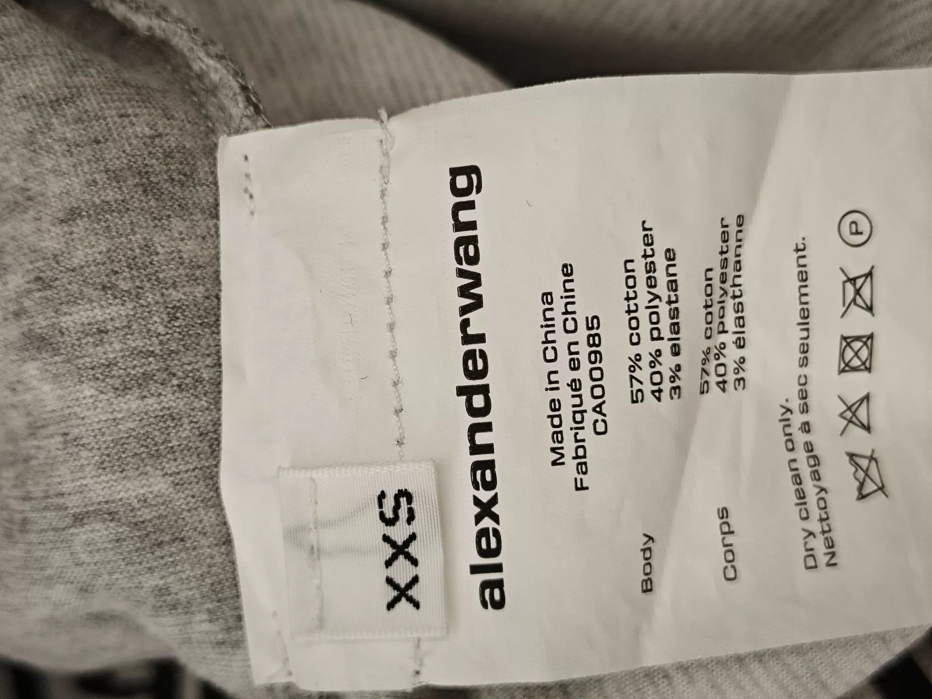 Alexander Wang Alexander Wang Gray XXS Shorts Size 22" - 5 Thumbnail